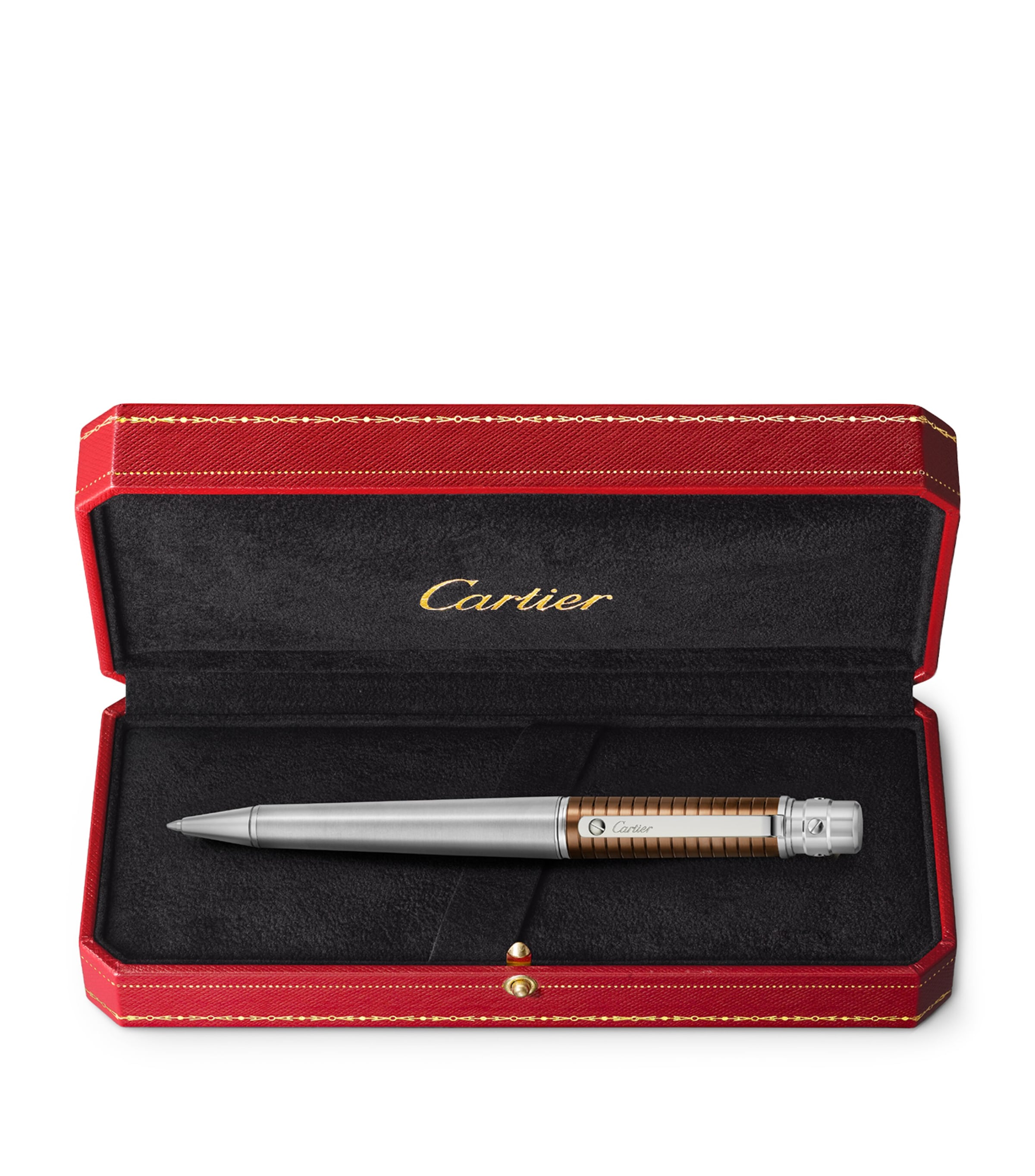 Santos de Cartier Ballpoint Pen SILVER Image 7