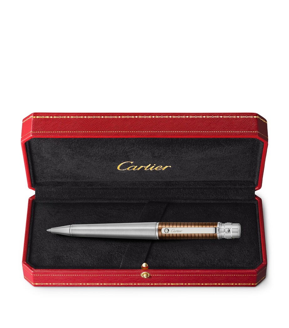 Santos de Cartier Ballpoint Pen SILVER Image 7