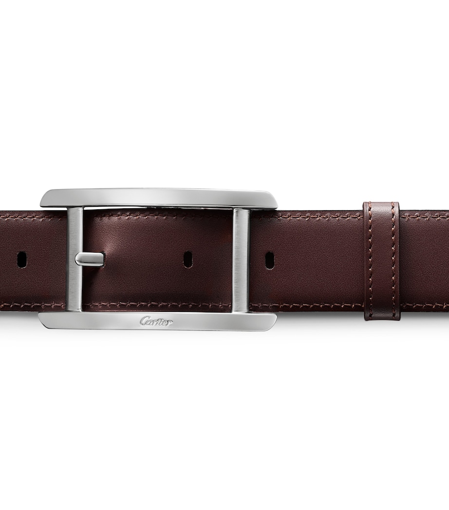 Cartier Leather Tank de Cartier Belt Black Image 3
