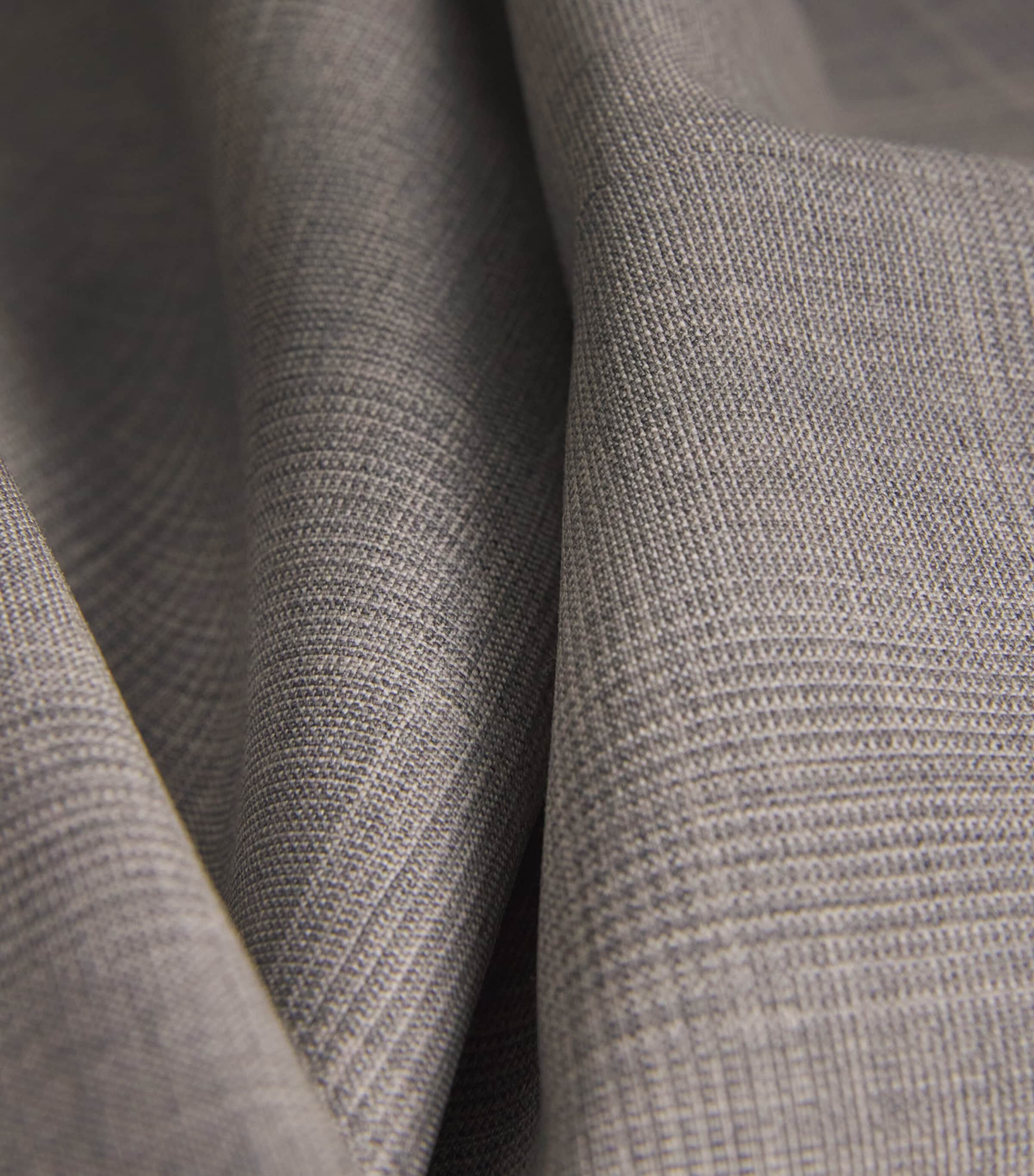 Virgin Wool Boat-Neck Blouse GREY Image 5