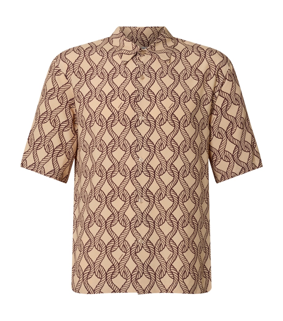 Rope-Print Shirt BUTTER CREAM Image 1