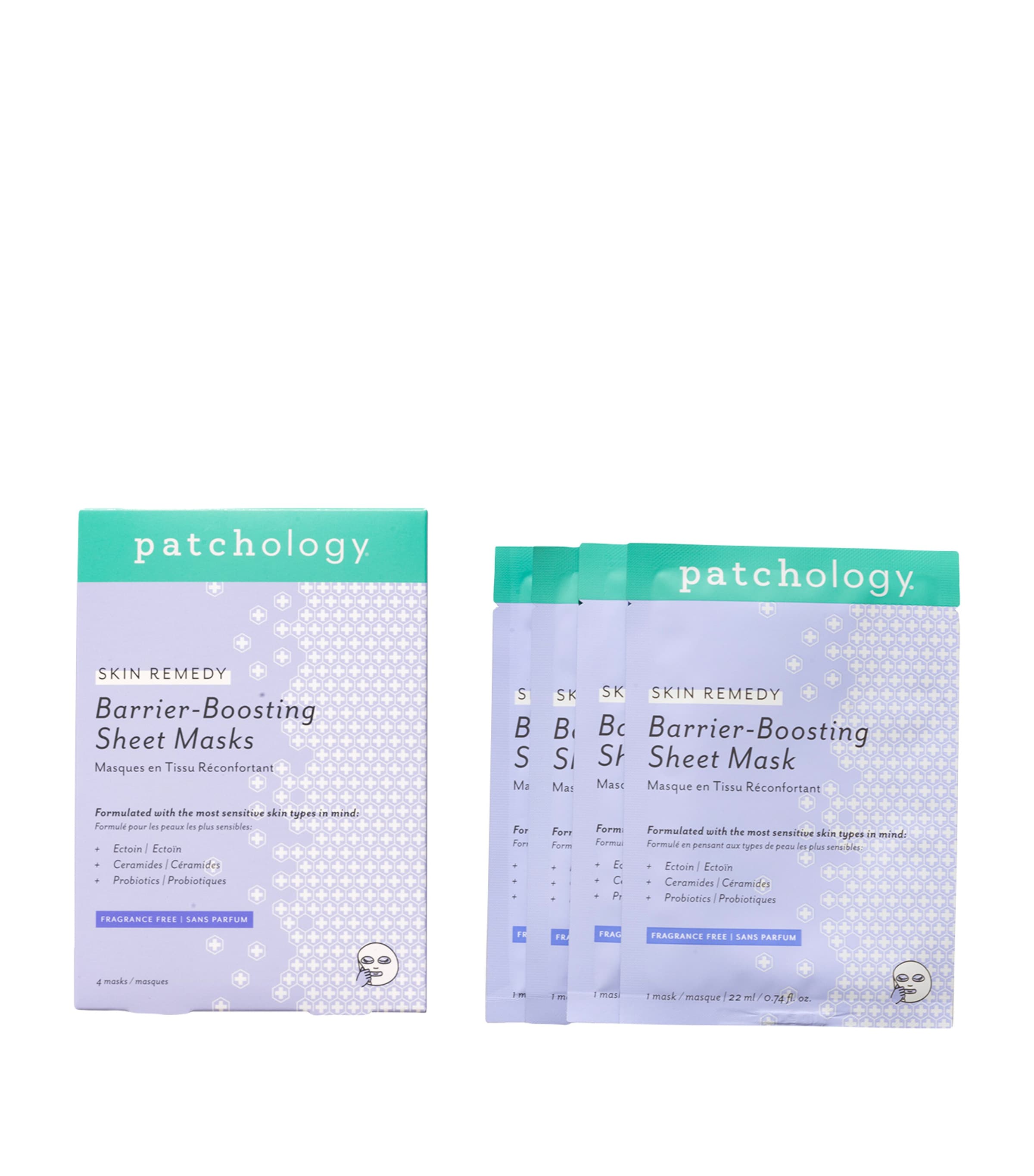 Patchology Skin Remedy Barrier-Boosting Sheet Mask (Pack of 4) | Skincare | Face Masks | Sheet Masks