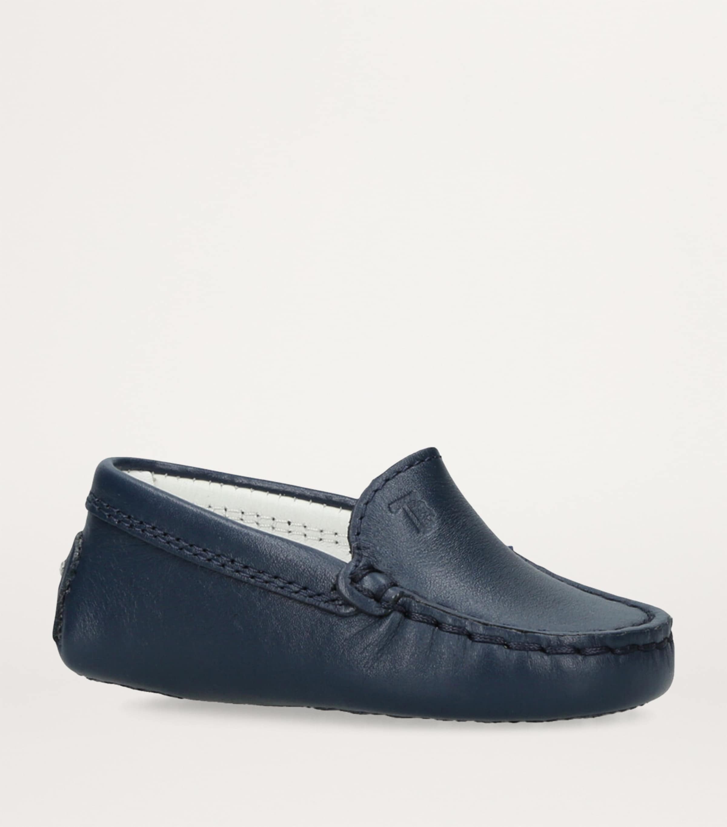 Leather Pantofola Gommini Loafers NAVY Image 3