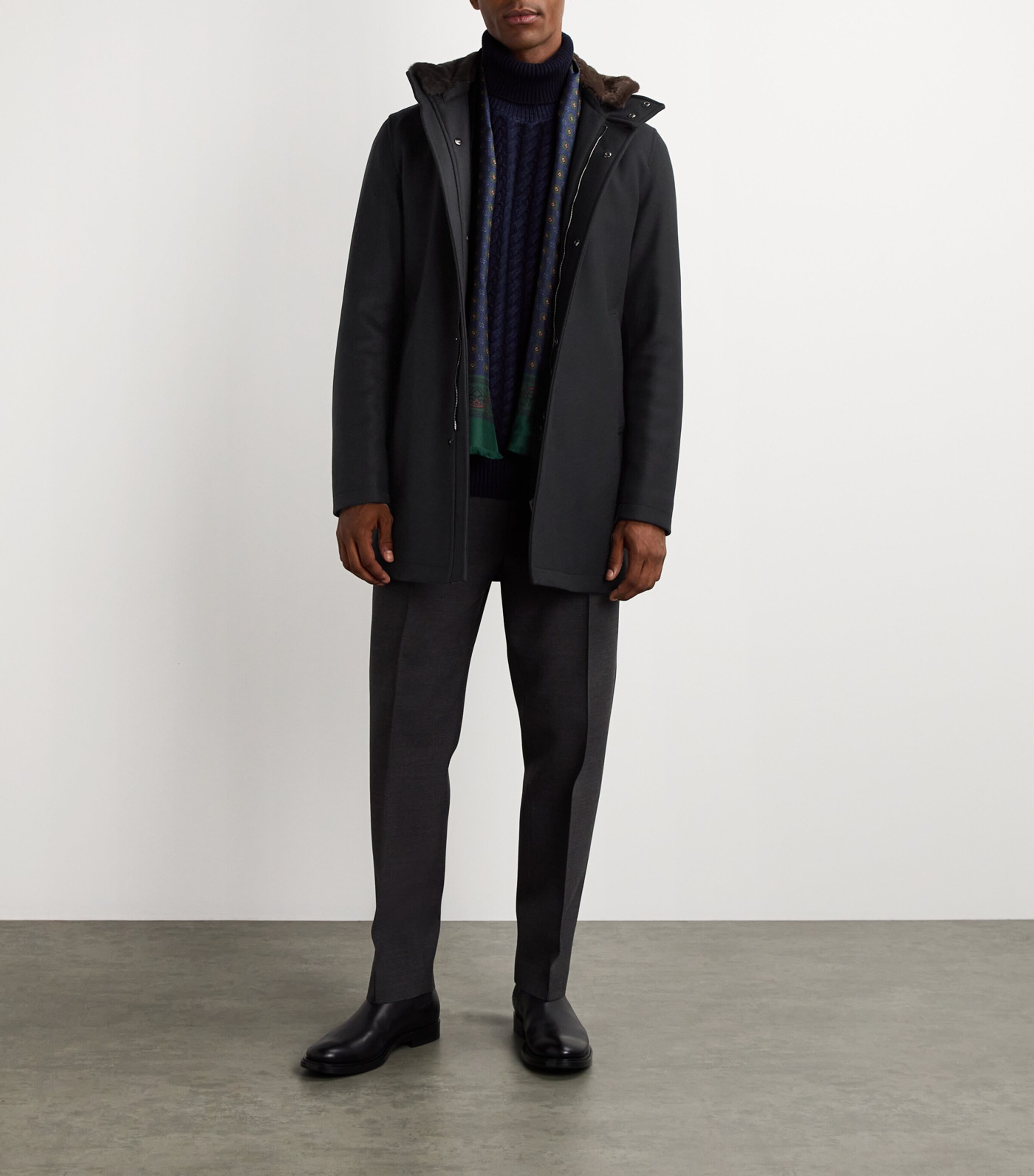 Herno Wool-Blend Car Coat Harrods NL