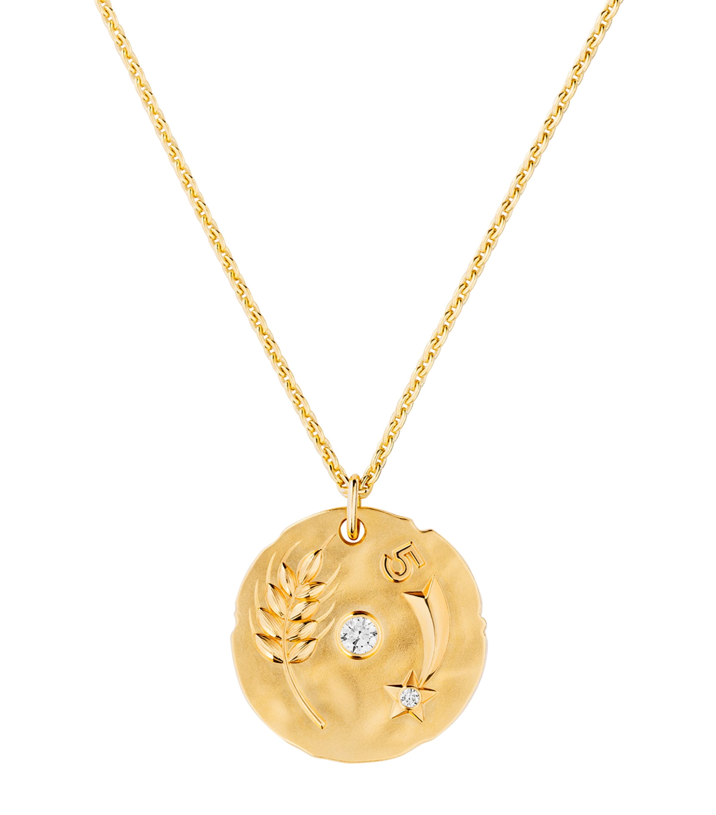 Yellow Gold and Diamond Chance de Chanel Talismans Necklace YELLOW Image 1