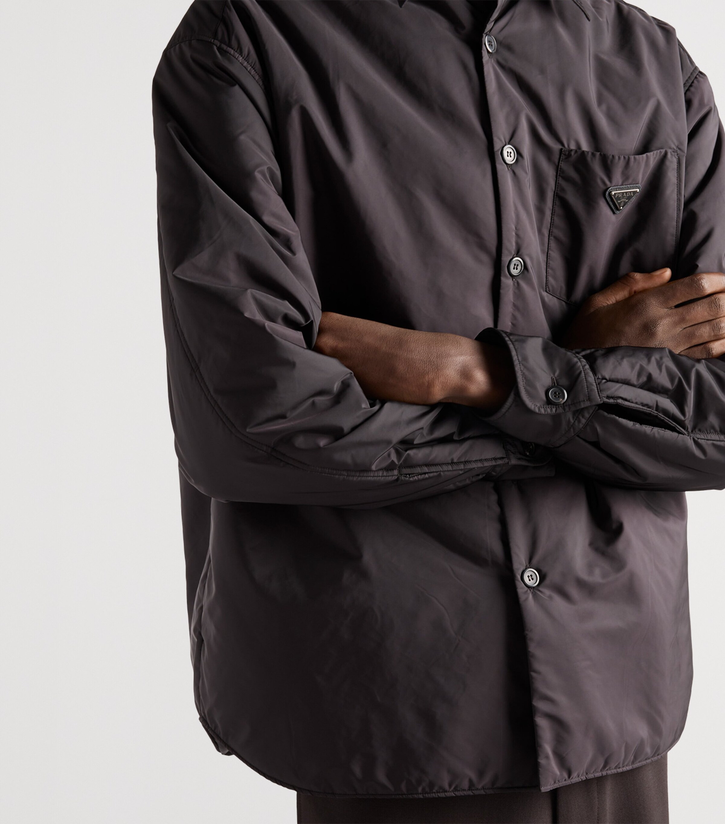 Prada Mens Re-Nylon Shirt Image 4