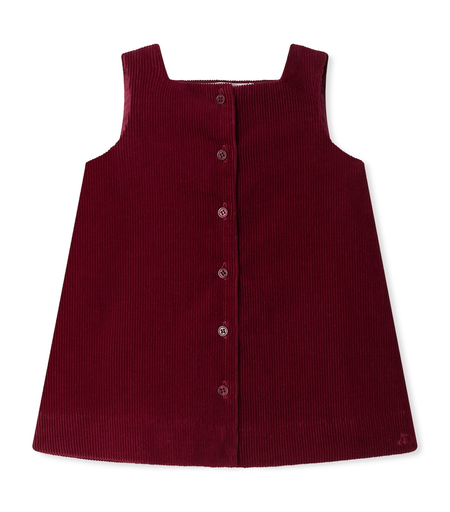 Cotton Corduroy Dress (6-18 Months) RAISIN Image 1
