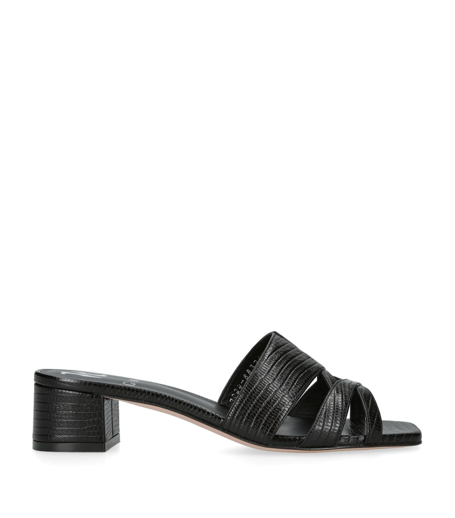 Montreaux Heeled Mules 35 BLACK Image 1