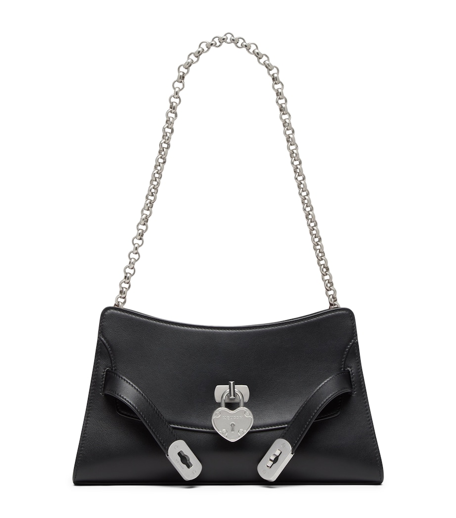 McQueen Mini Leather Locke Shoulder Bag Image 1
