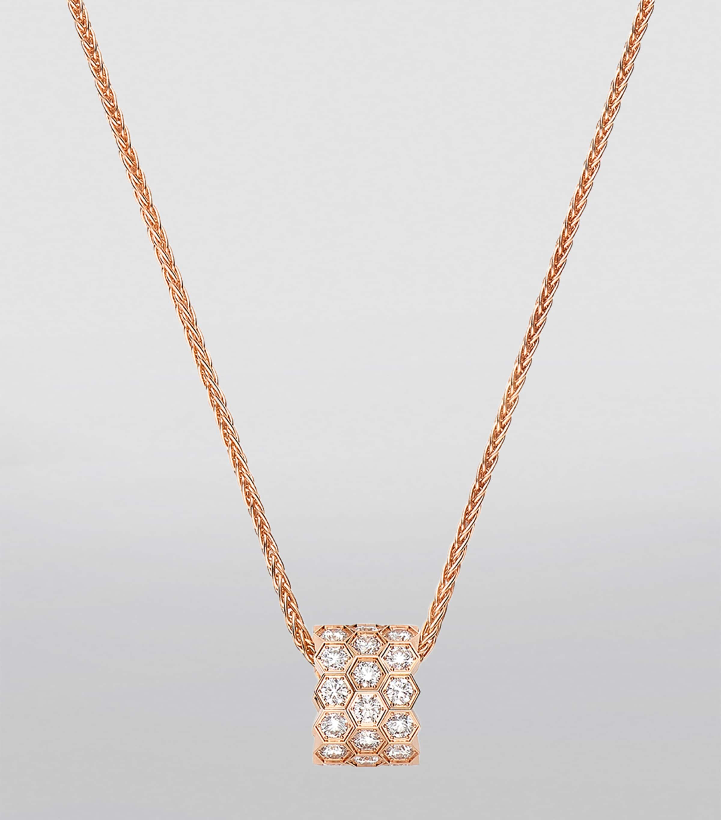 Rose Gold and Diamond Bee de Chaumet Necklace PINK GOLD Image 2