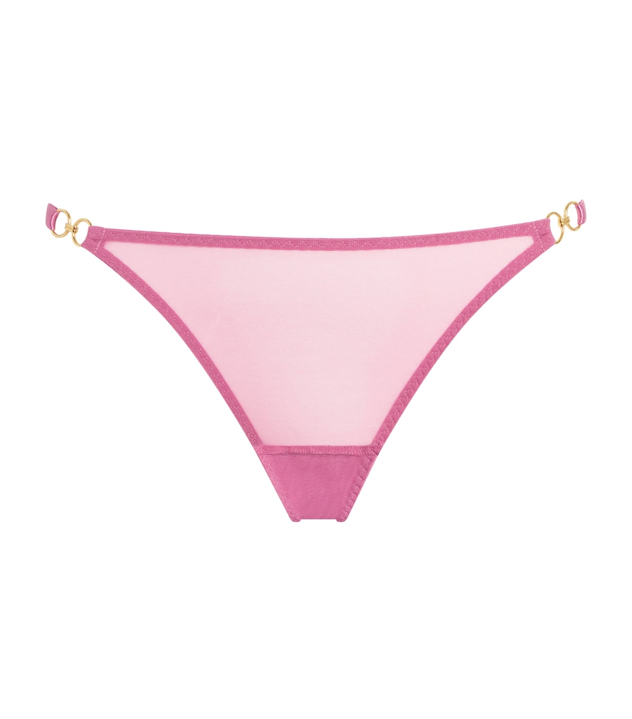 Bordelle Womens Zenna Thong Raspberry Image 1