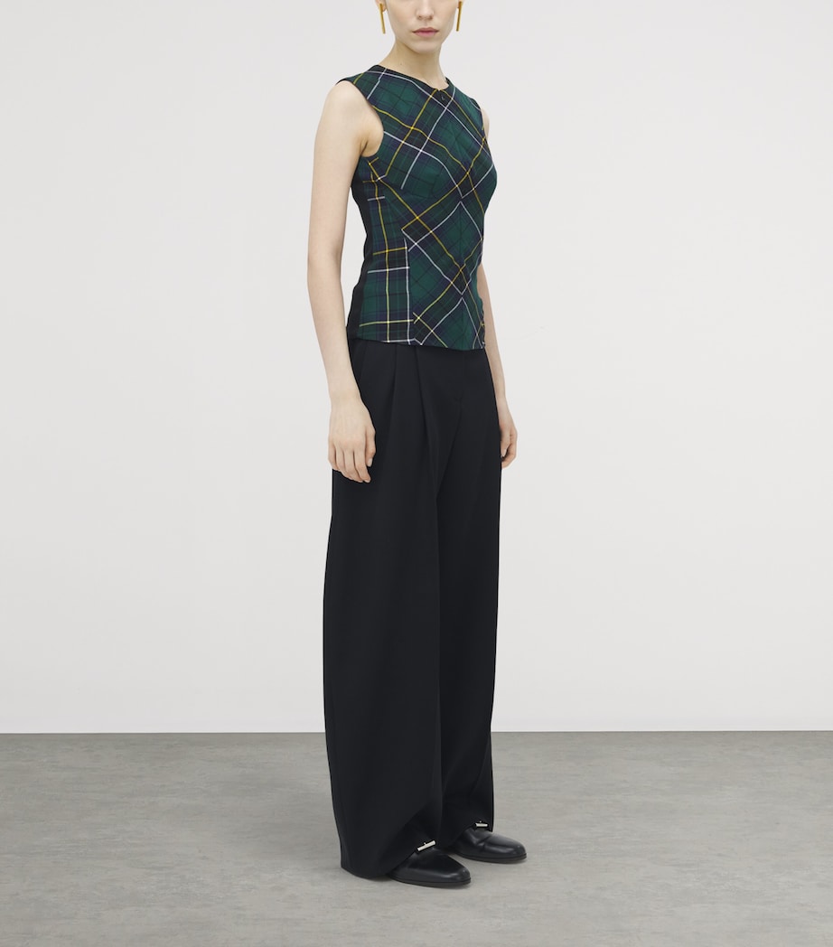 Wool Tartan Top 4348 Image 3
