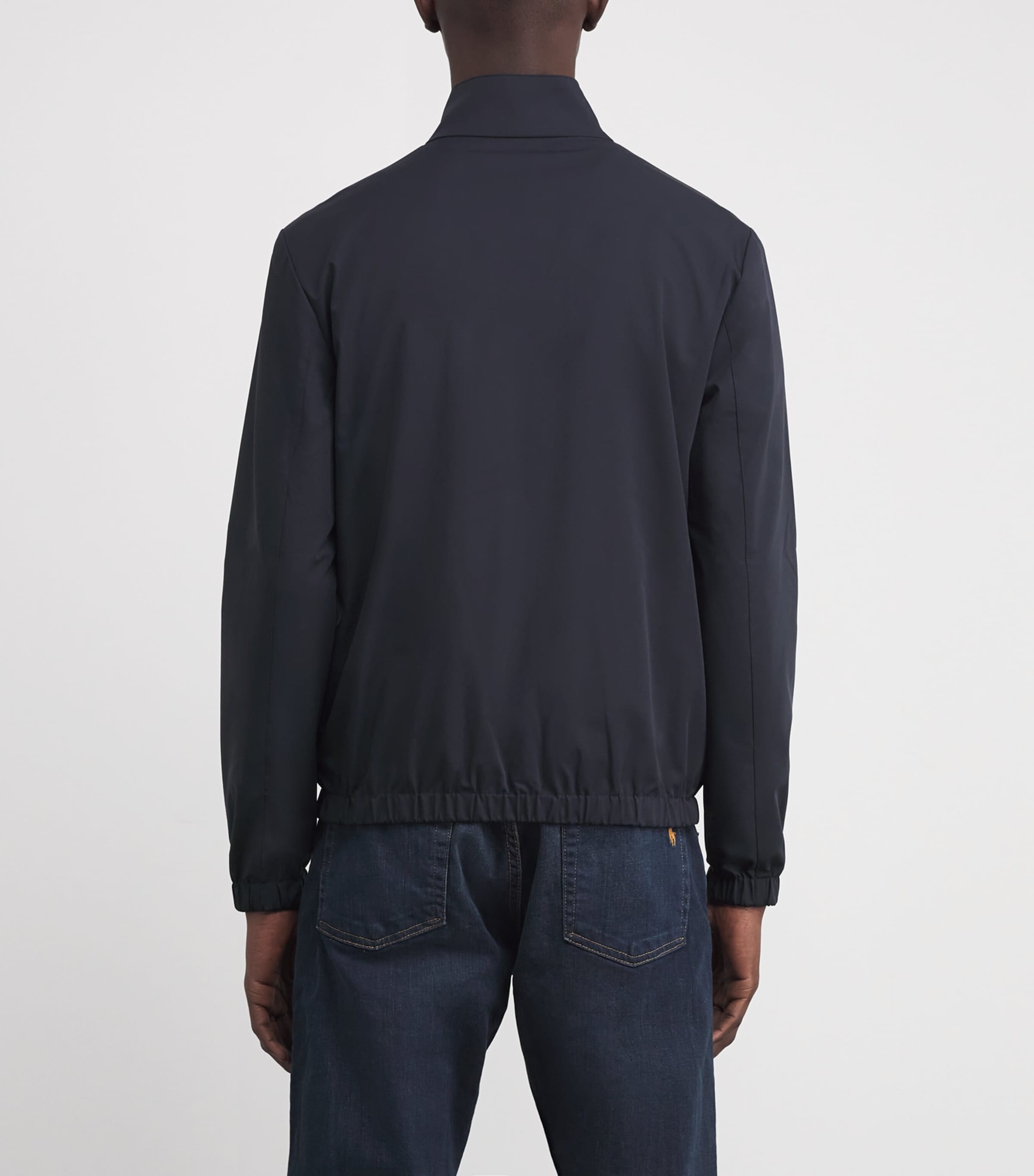 Technical Track Jacket 01-NAVY / BLACK Image 4
