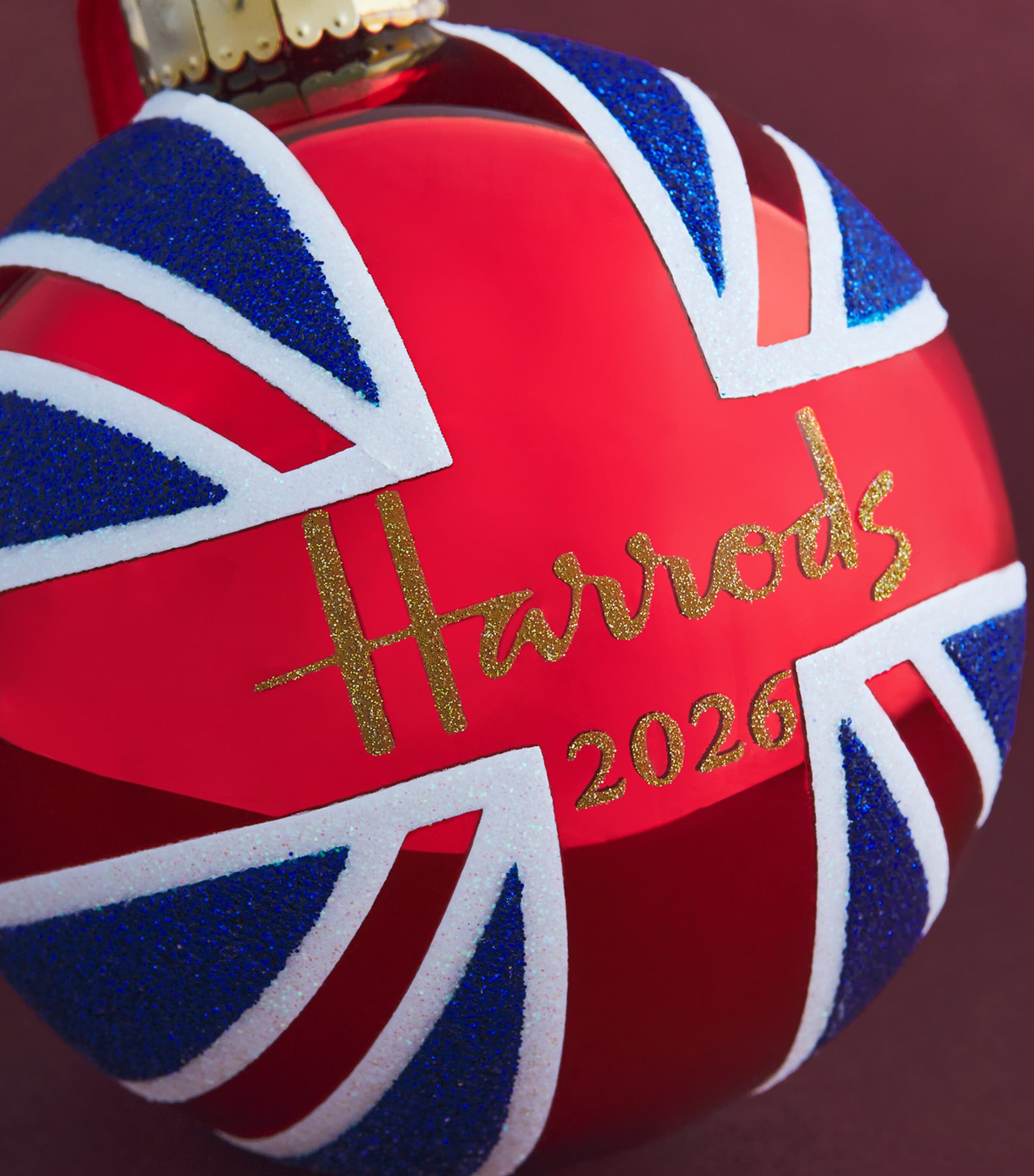 Harrods Union Jack 2026 Year Bauble Union Jack Image 2