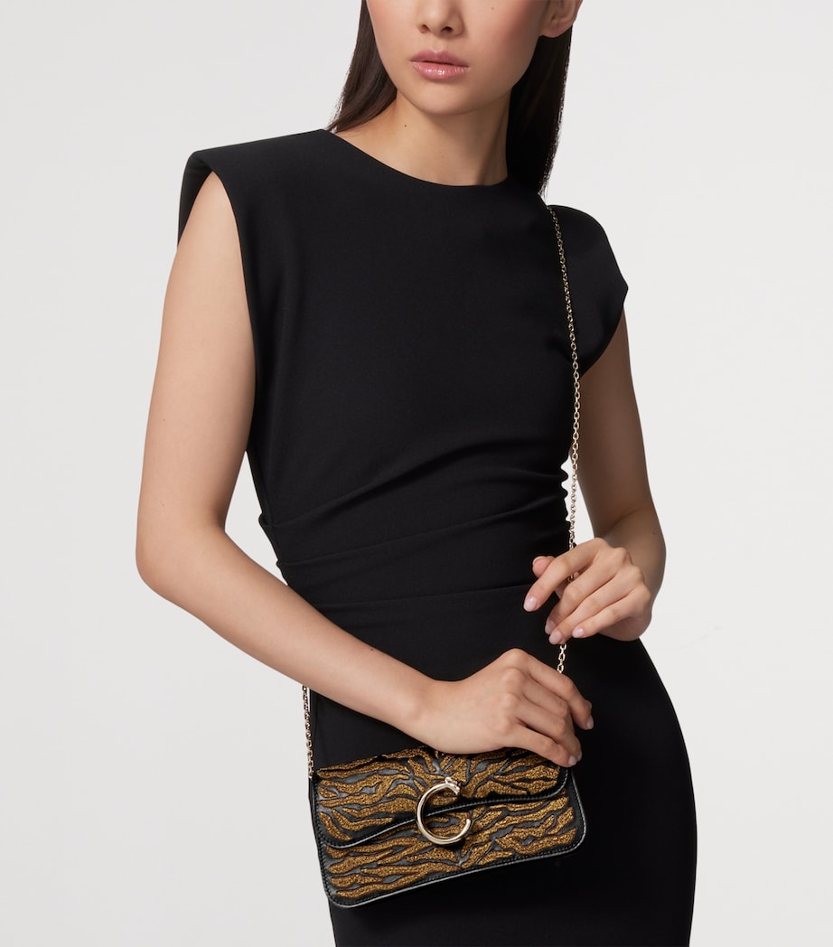 Mini Panthère C de Cartier Chain Bag BLACK Image 2