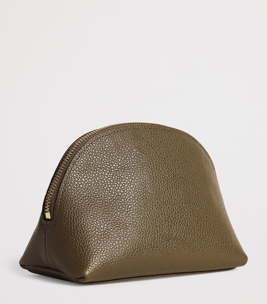 Longchamp Leather Le Foulonné Pouch Caper Image 2