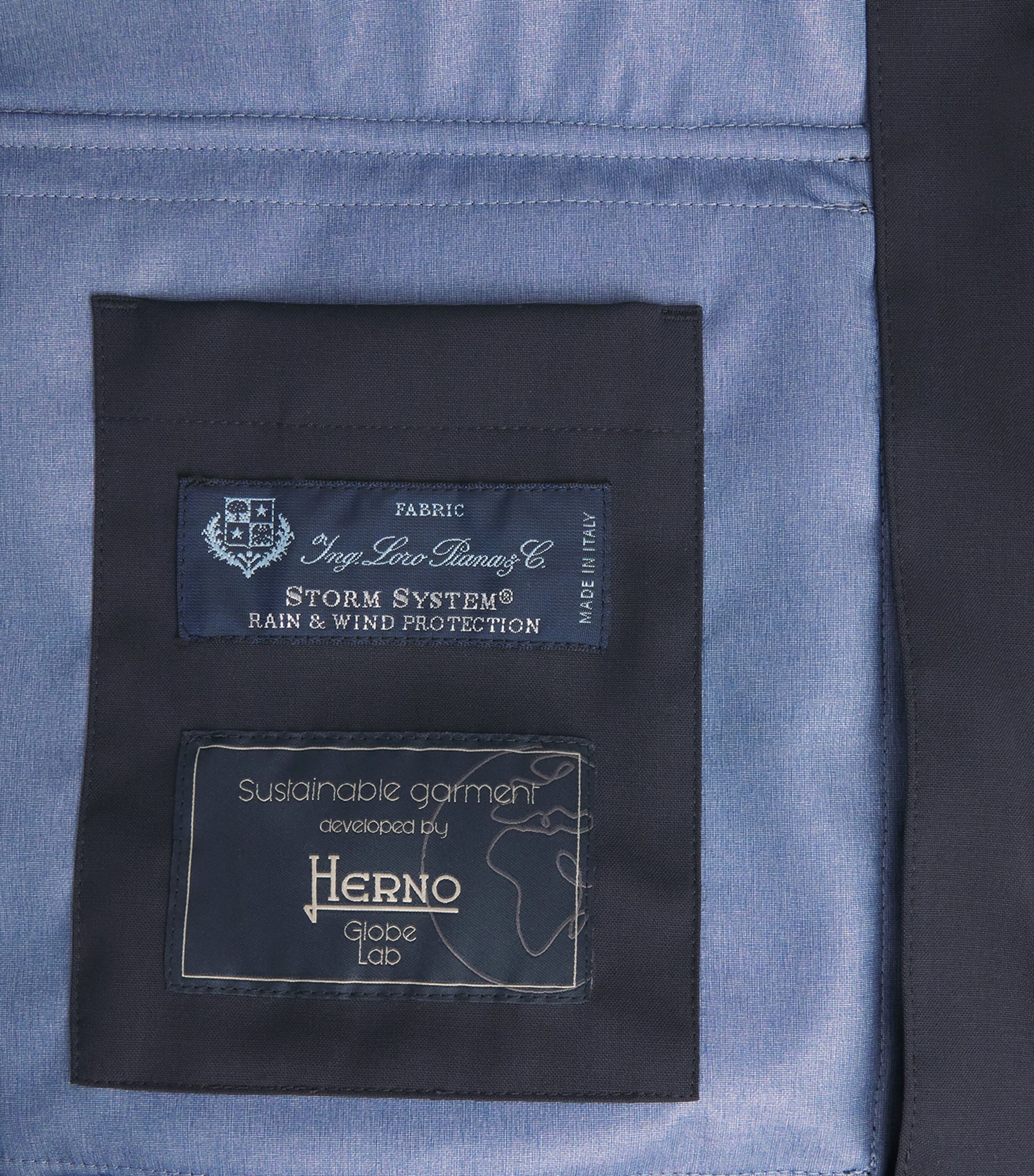 Virgin Wool Bomber Jacket BLU 9201 Image 5