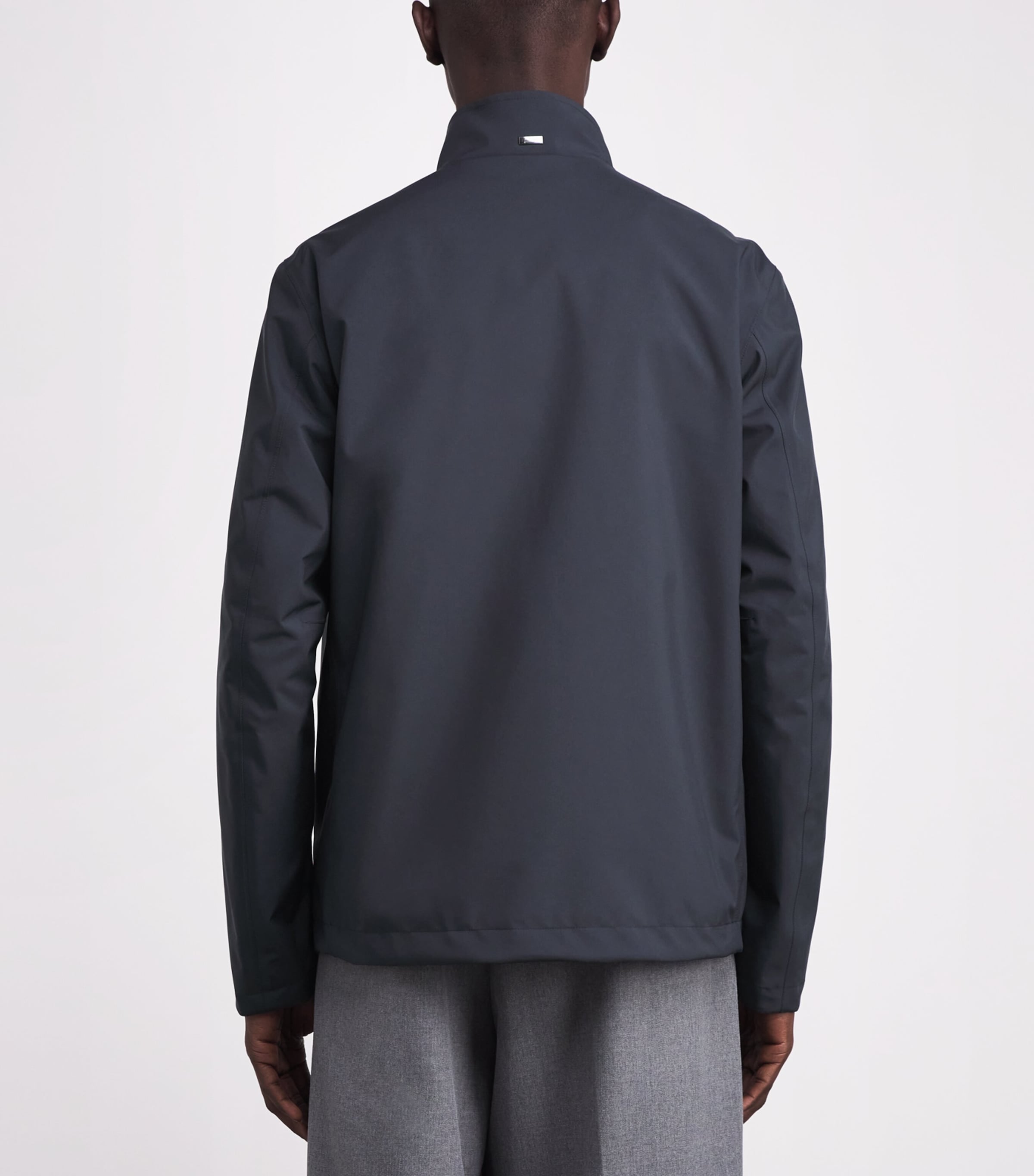 Patch Pocket Bomber Jacket BLUE 9220 Image 4