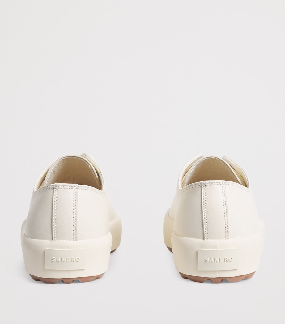 Leather Vulca Sneakers OFF WHITE Image 4
