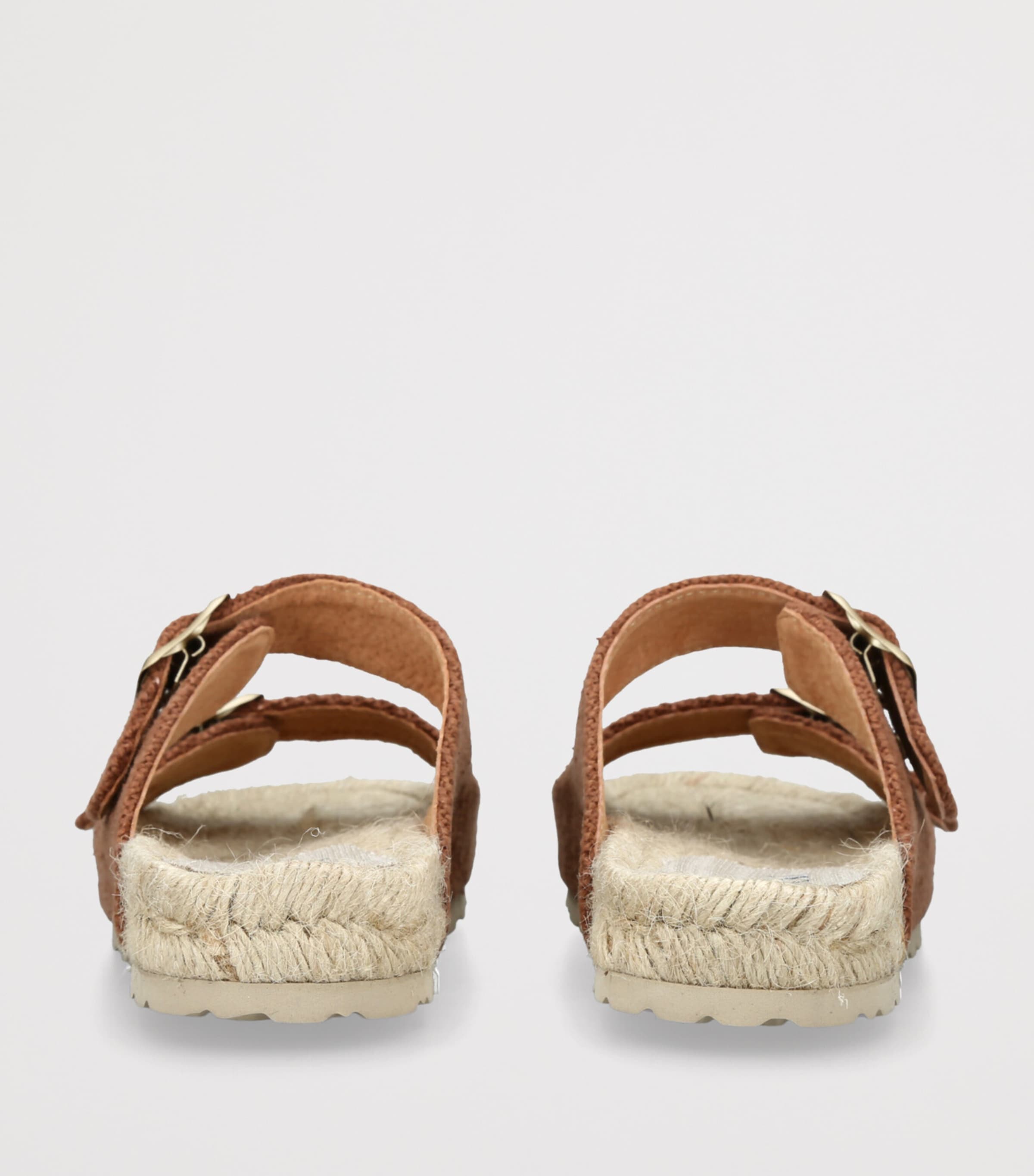 Manebi Hamptons Nordic Sandals Rust Image 2