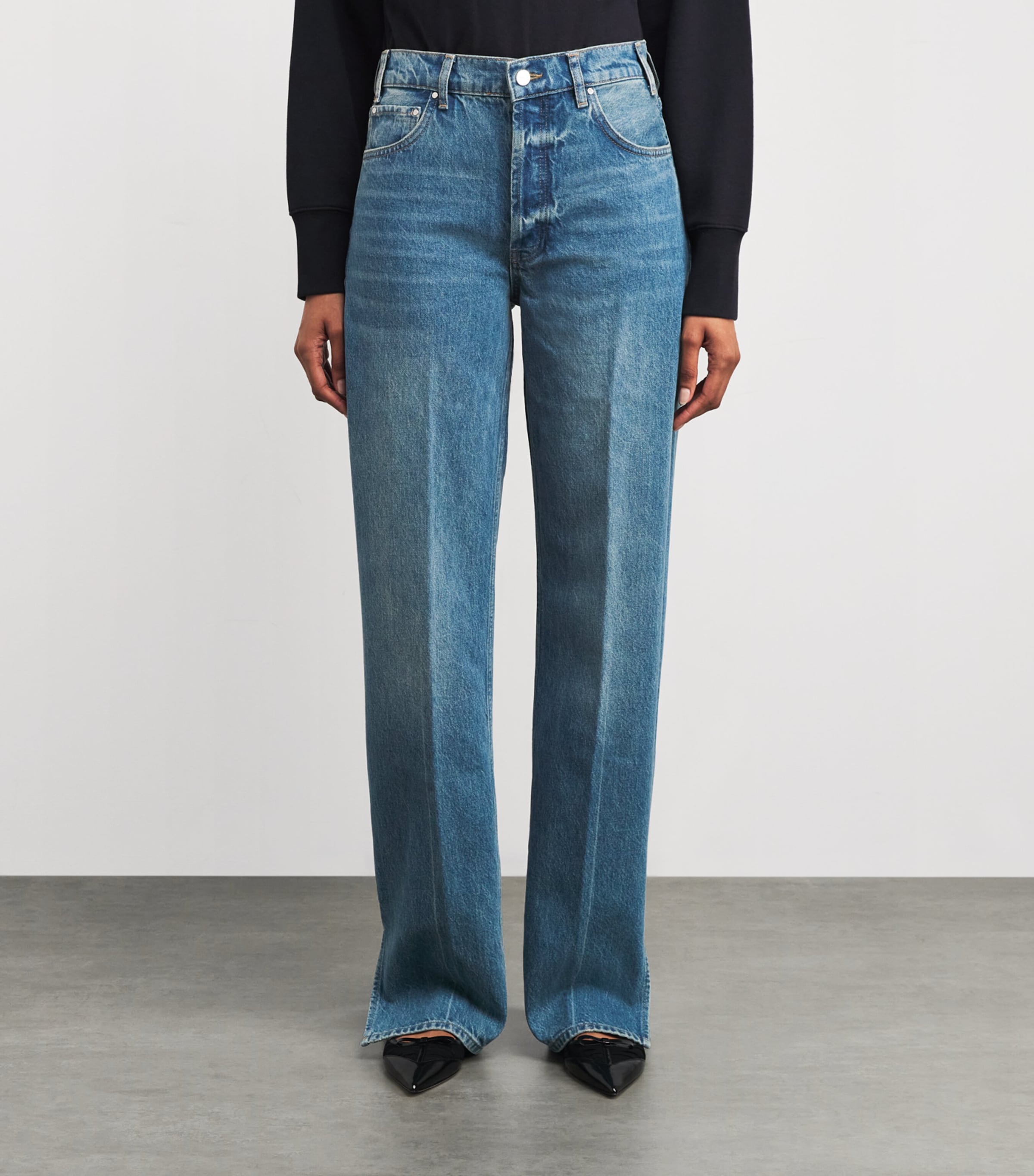 Joy Straight Jeans WASHED BLUE Image 3