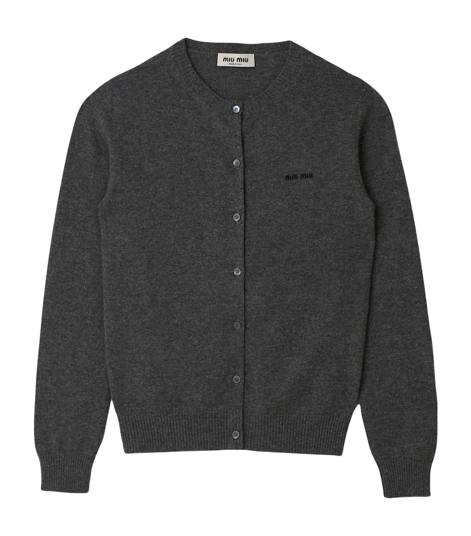 Cashmere Logo Cardigan F0480 Image 1