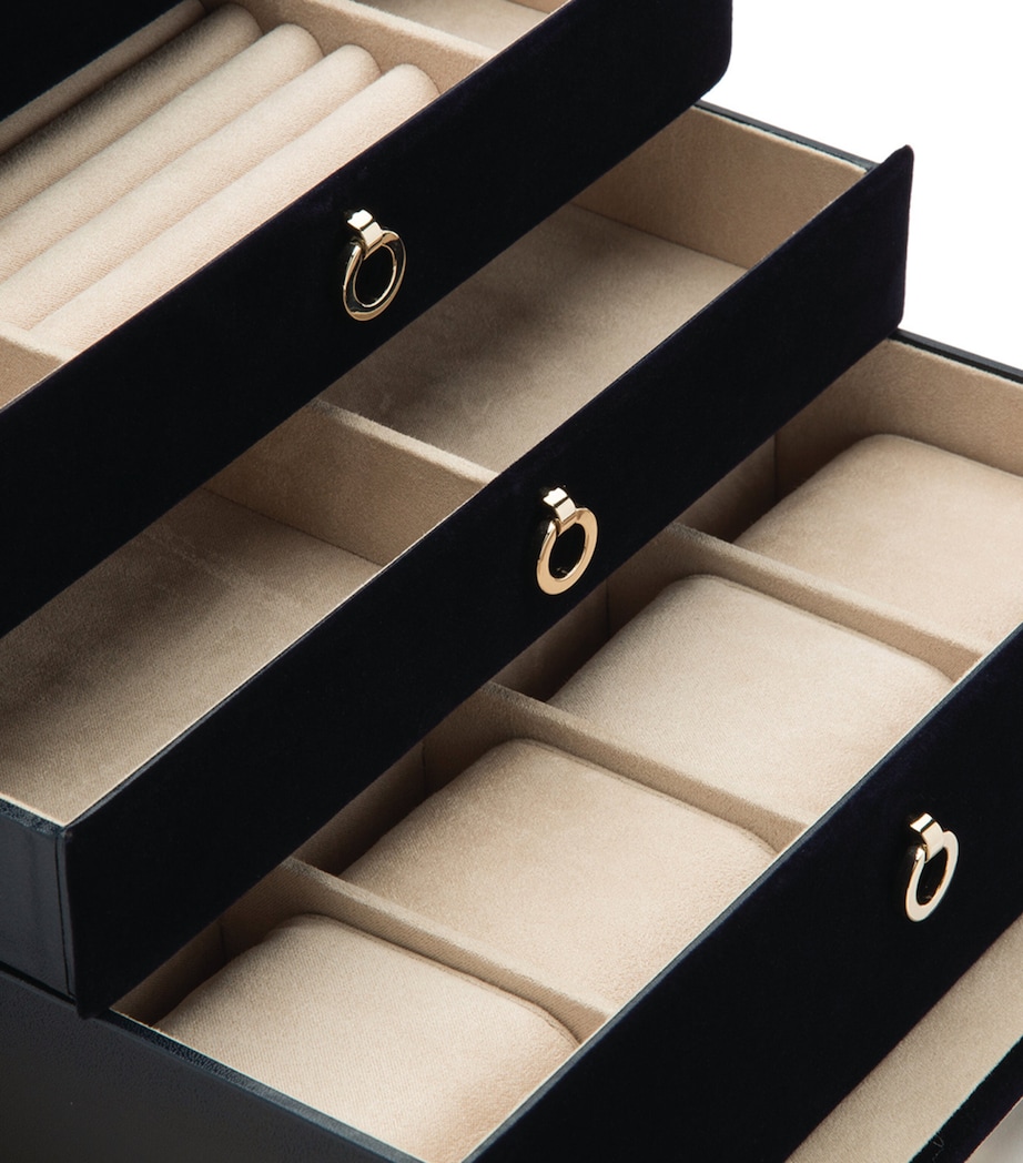 Large Zoe Jewellery Box INDIGO Image 4