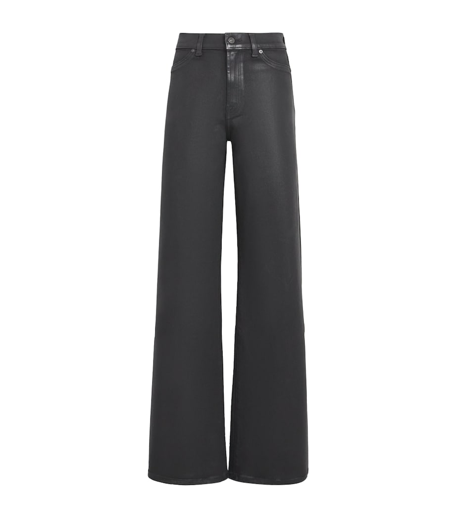 Coated Lotta Wide-Leg Jeans COATED BLACK Image 1