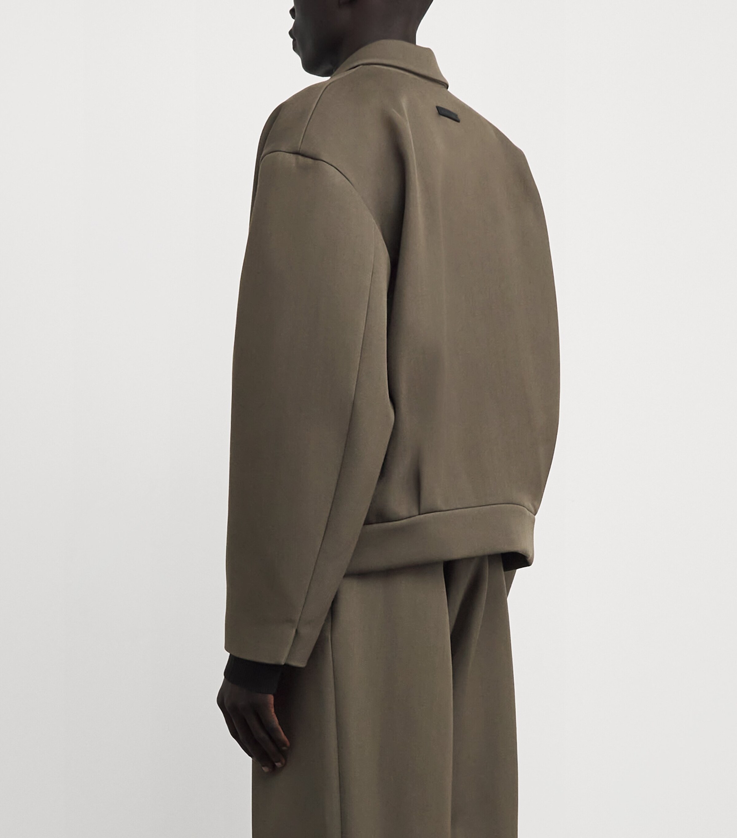 Virgin Wool-Cotton Cropped Blazer WILLOW Image 4