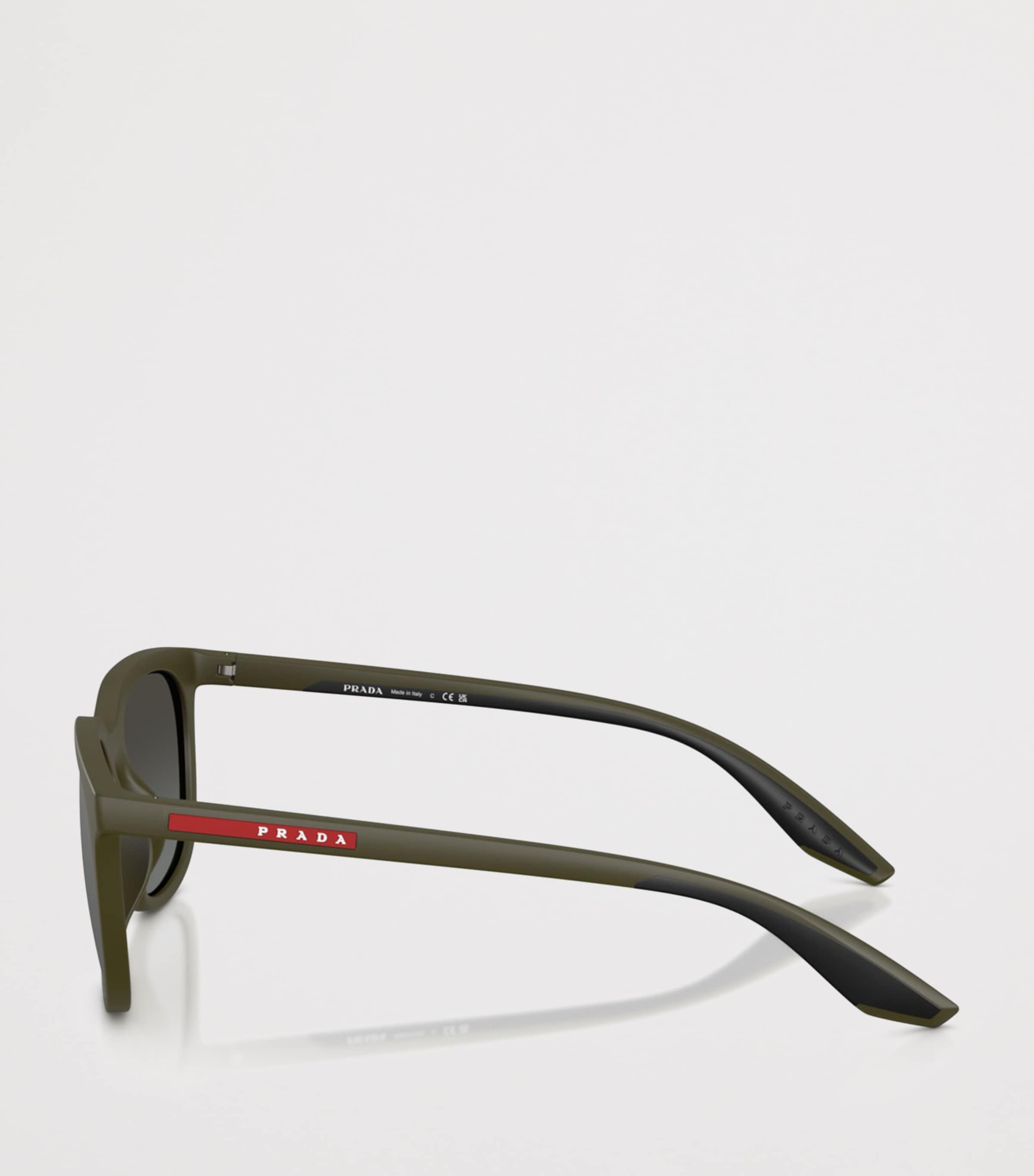 Prada Linea Rossa Pillow Sunglasses Green Image 3