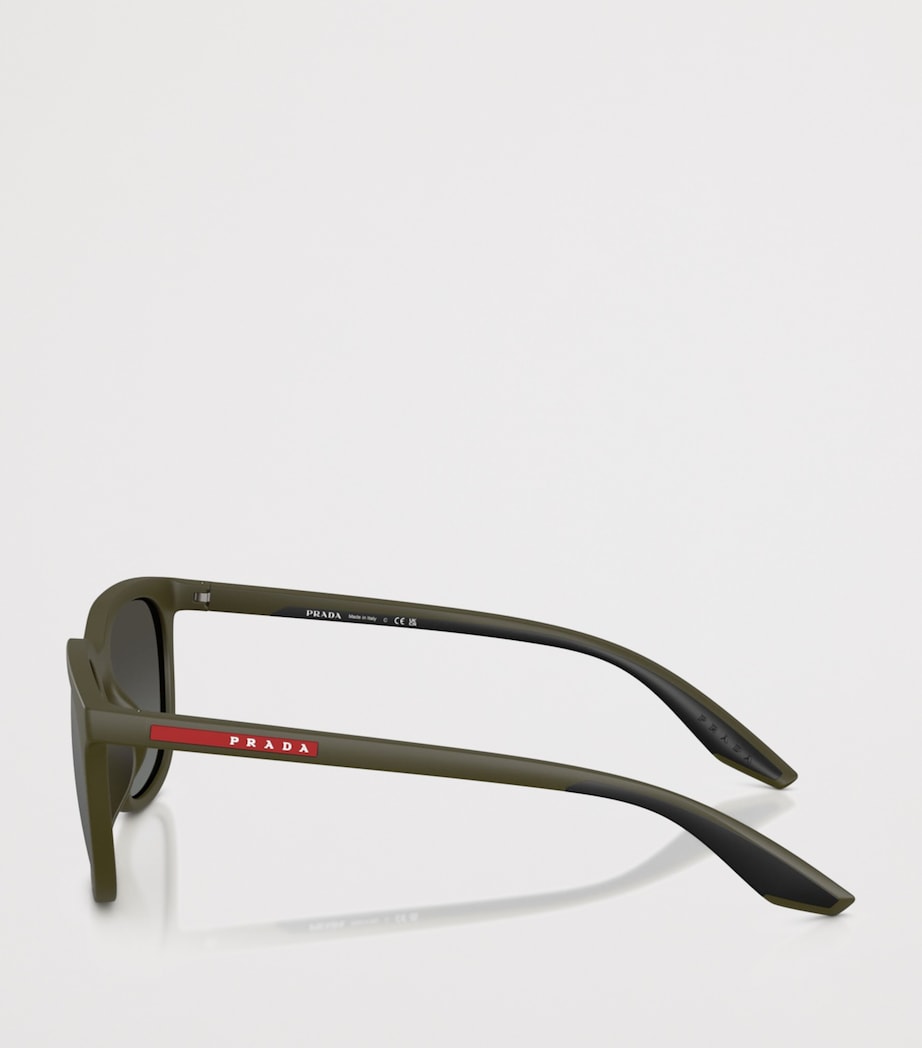 Prada Linea Rossa Pillow Sunglasses Green Image 3