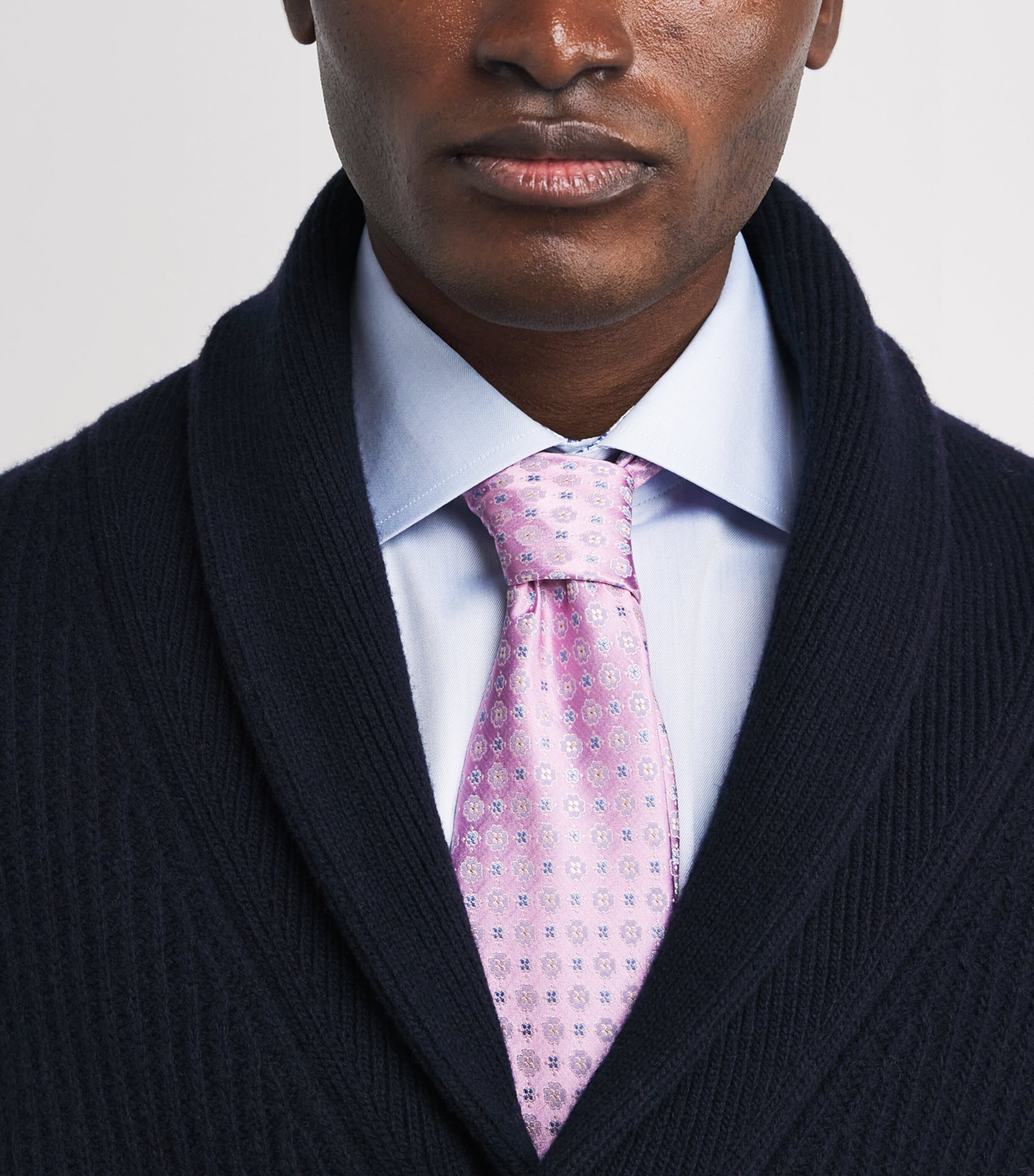 Cotton Twill Contemporary Fit Shirt 21 LIGHT BLUE Image 6