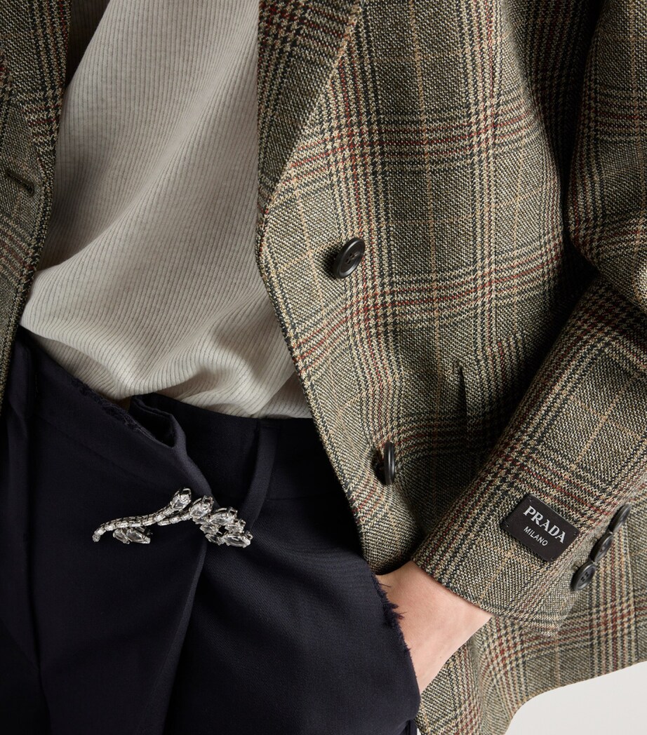 Wool Tailored Trousers F0008 Image 6