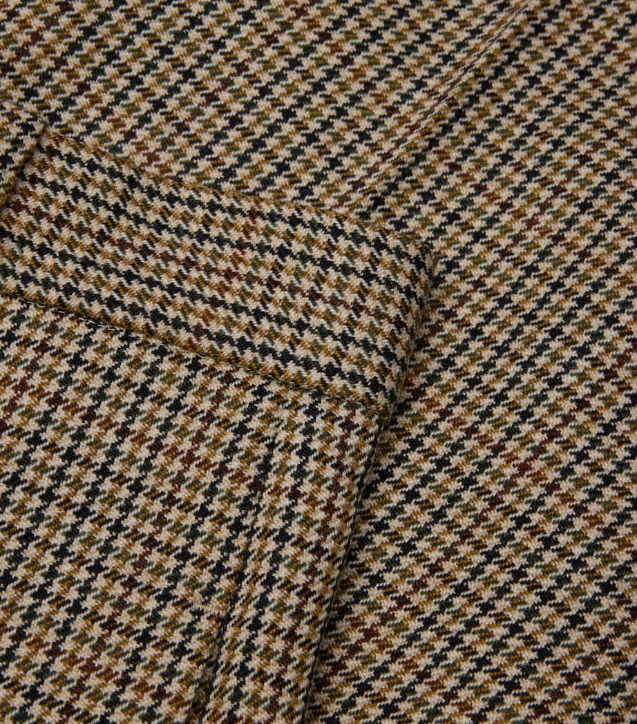 Wool Houndstooth Credo Trousers 0101 HNDSTH CHECK Image 2