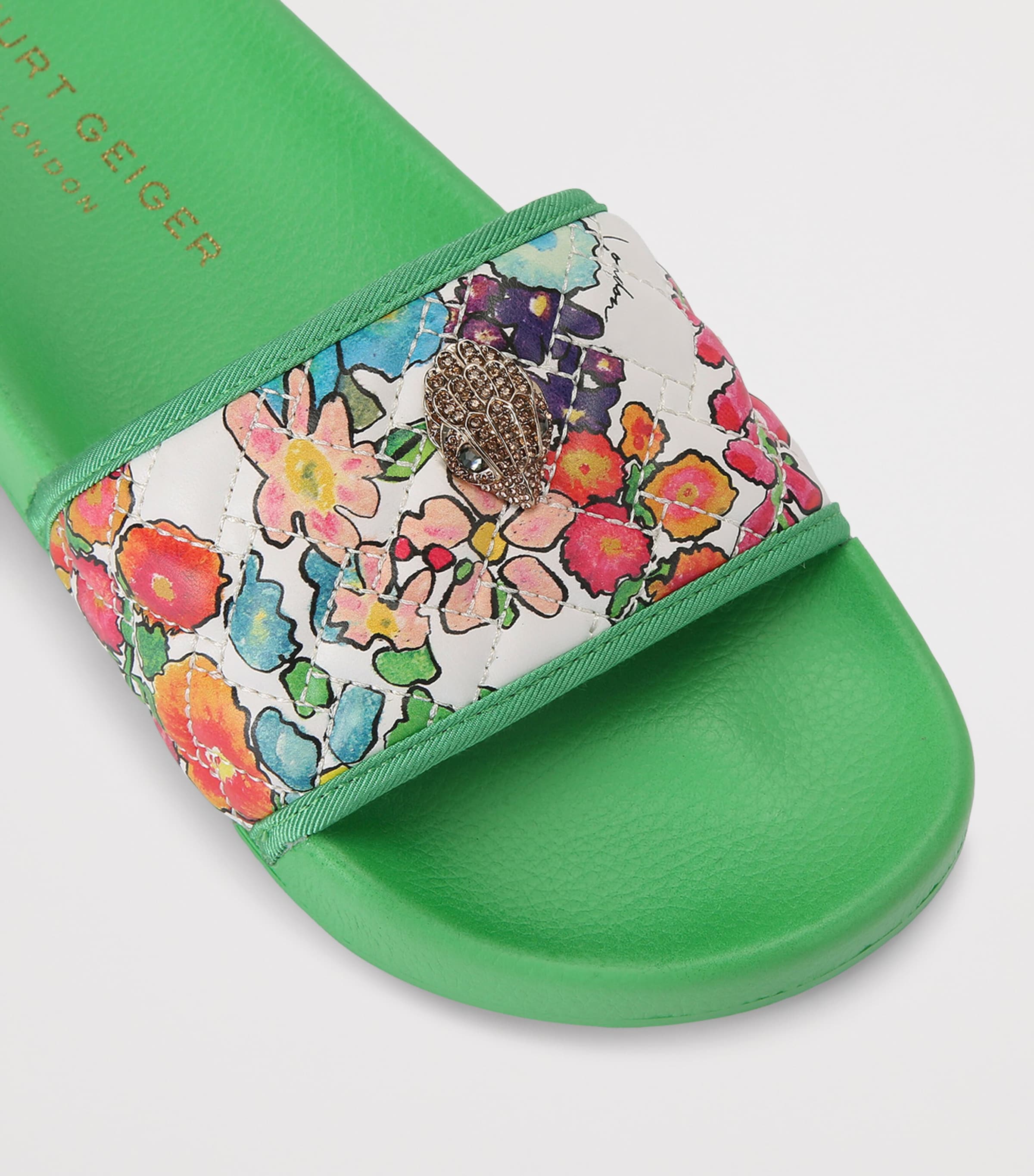 Kurt Geiger London Meena Eagle Slides White/oth Image 2