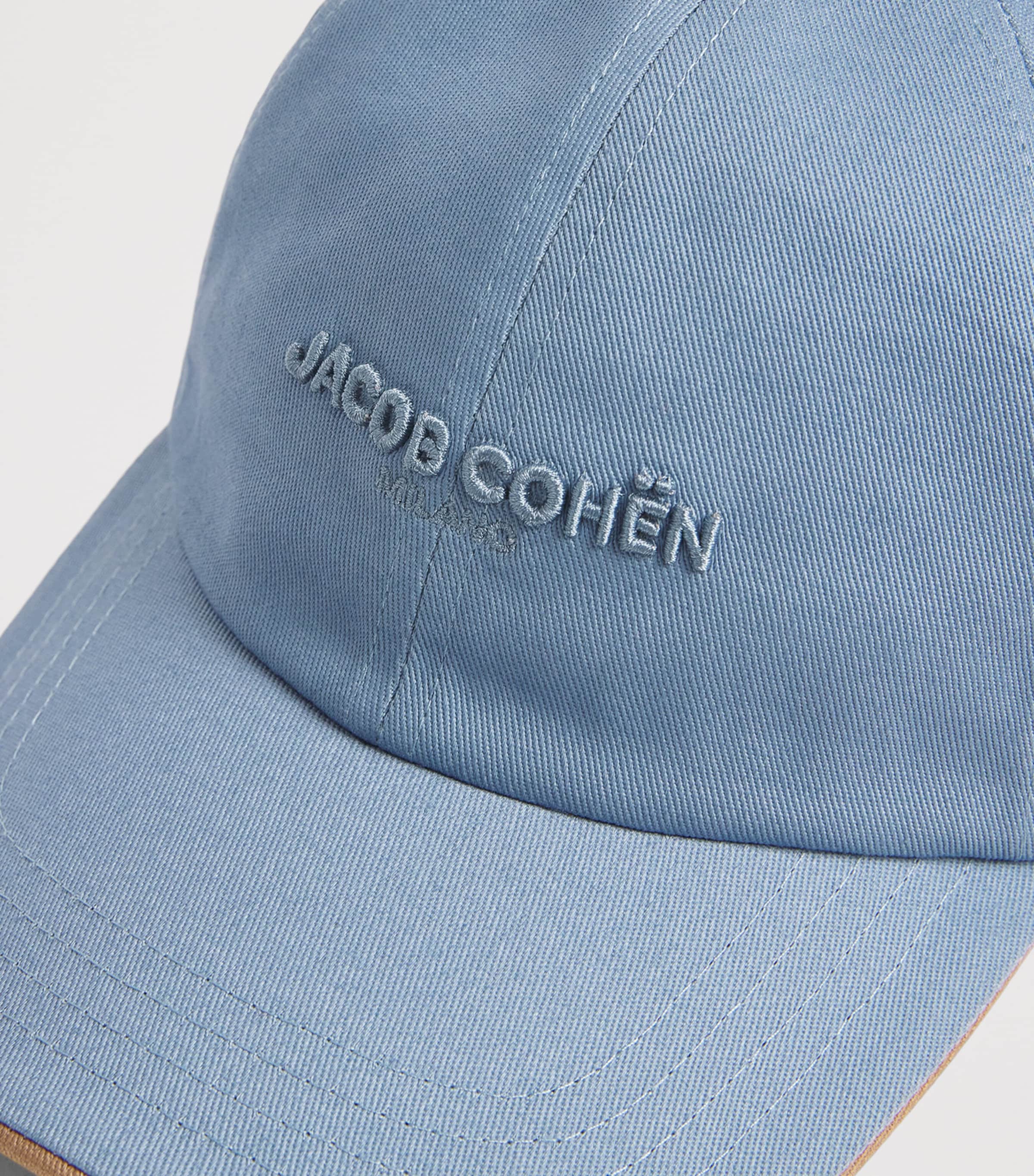 Cotton Logo Baseball Cap W35 - PALE BLUE Image 4