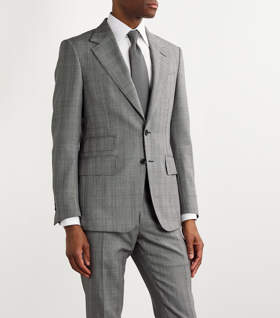 Silk Houndstooth Tie AW002 Image 2