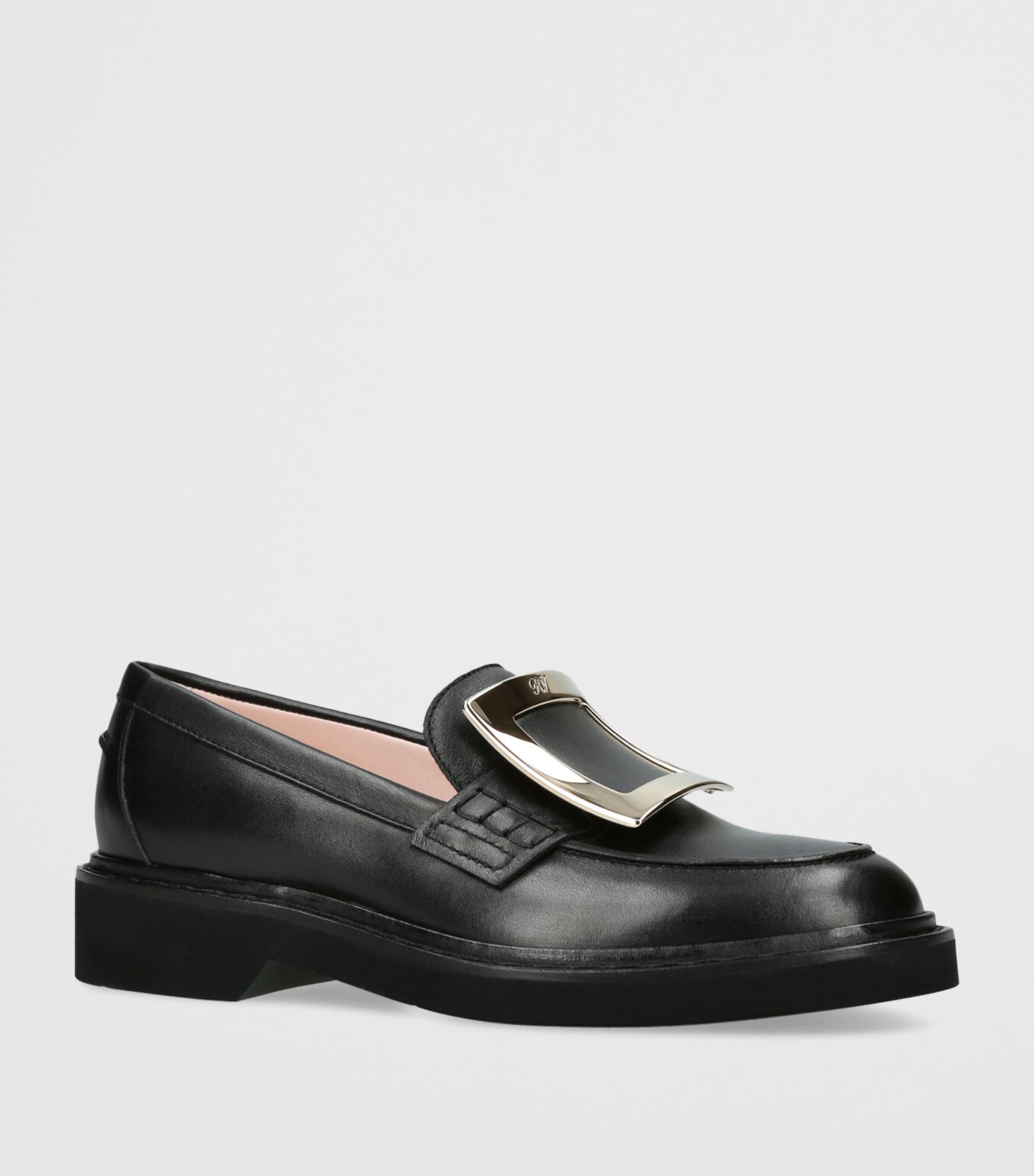 Roger Vivier Leather Viv' Rangers Loafers | Harrods US