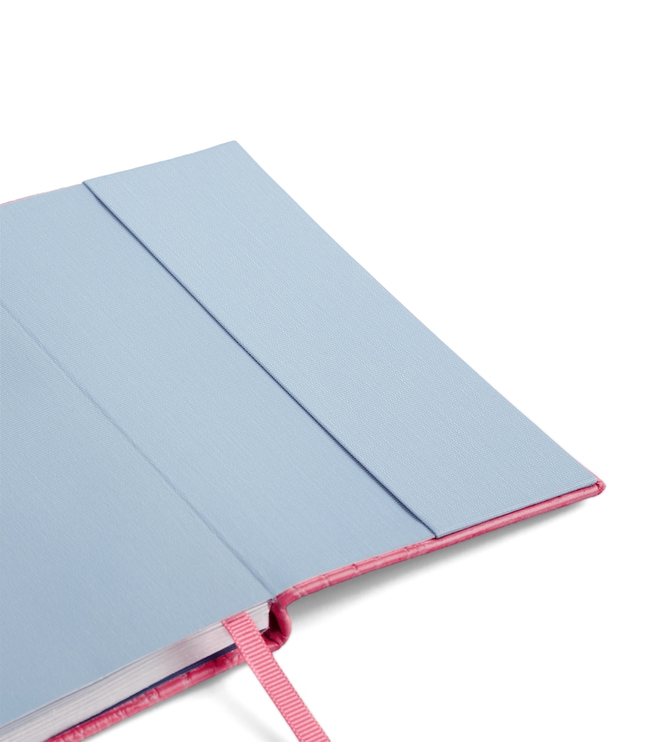 Smythson Leather Panama Weekly Diary 2027 Flamingo Image 4