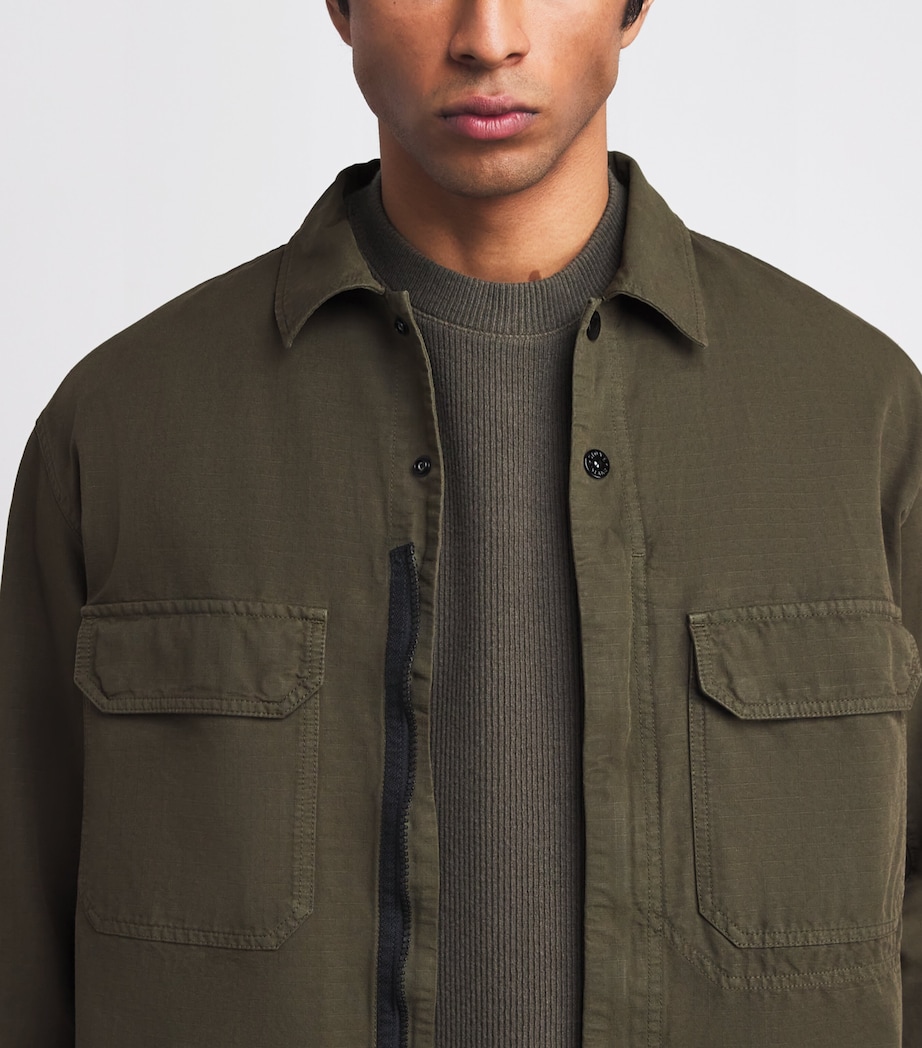 Organic Cotton Ripstop Overshirt V0054 Image 6
