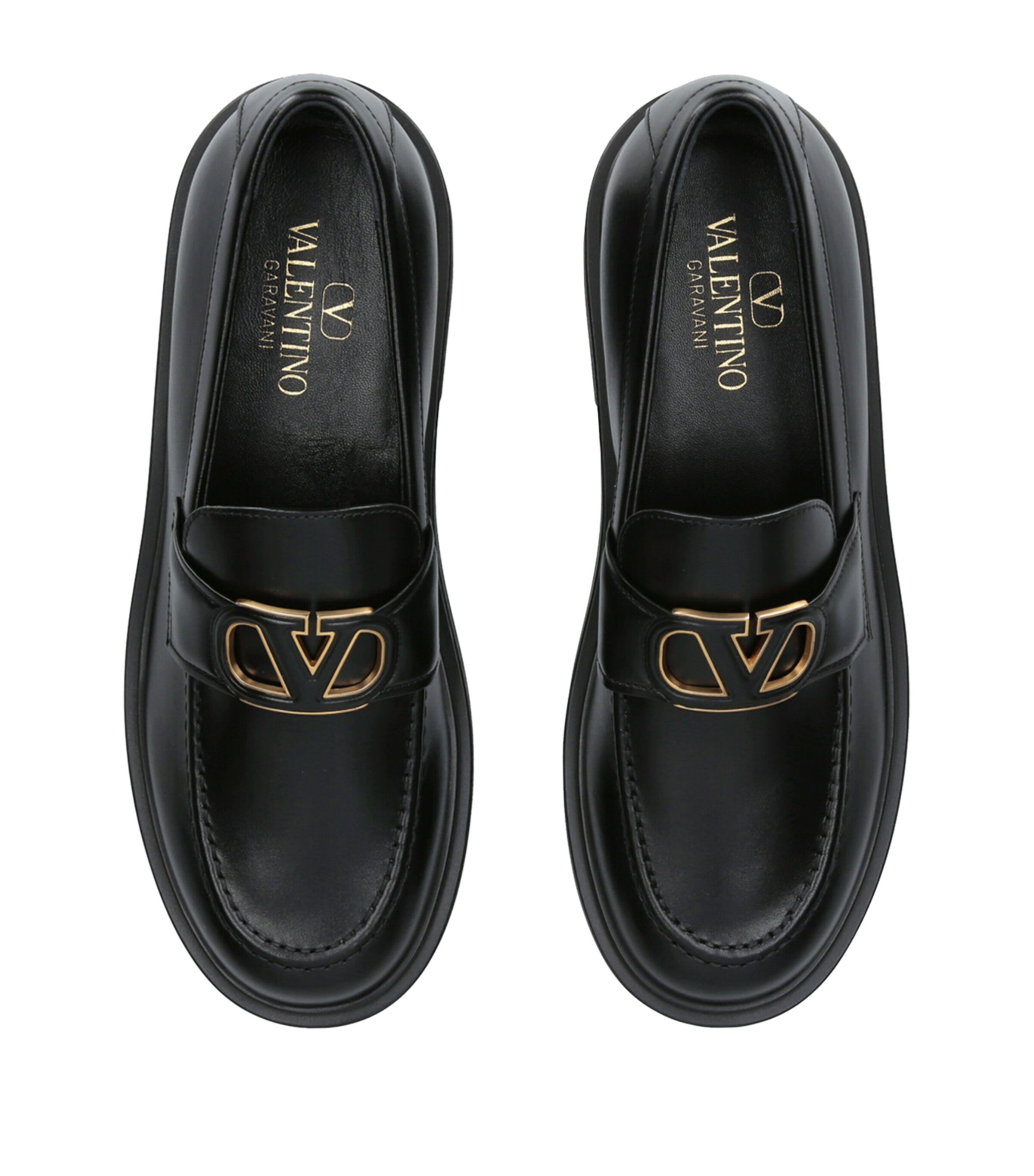Valentino Garavani W2S0781BLU834 関税送料込 Valentino Garavani One Stud XL Leather Sneakers | Black