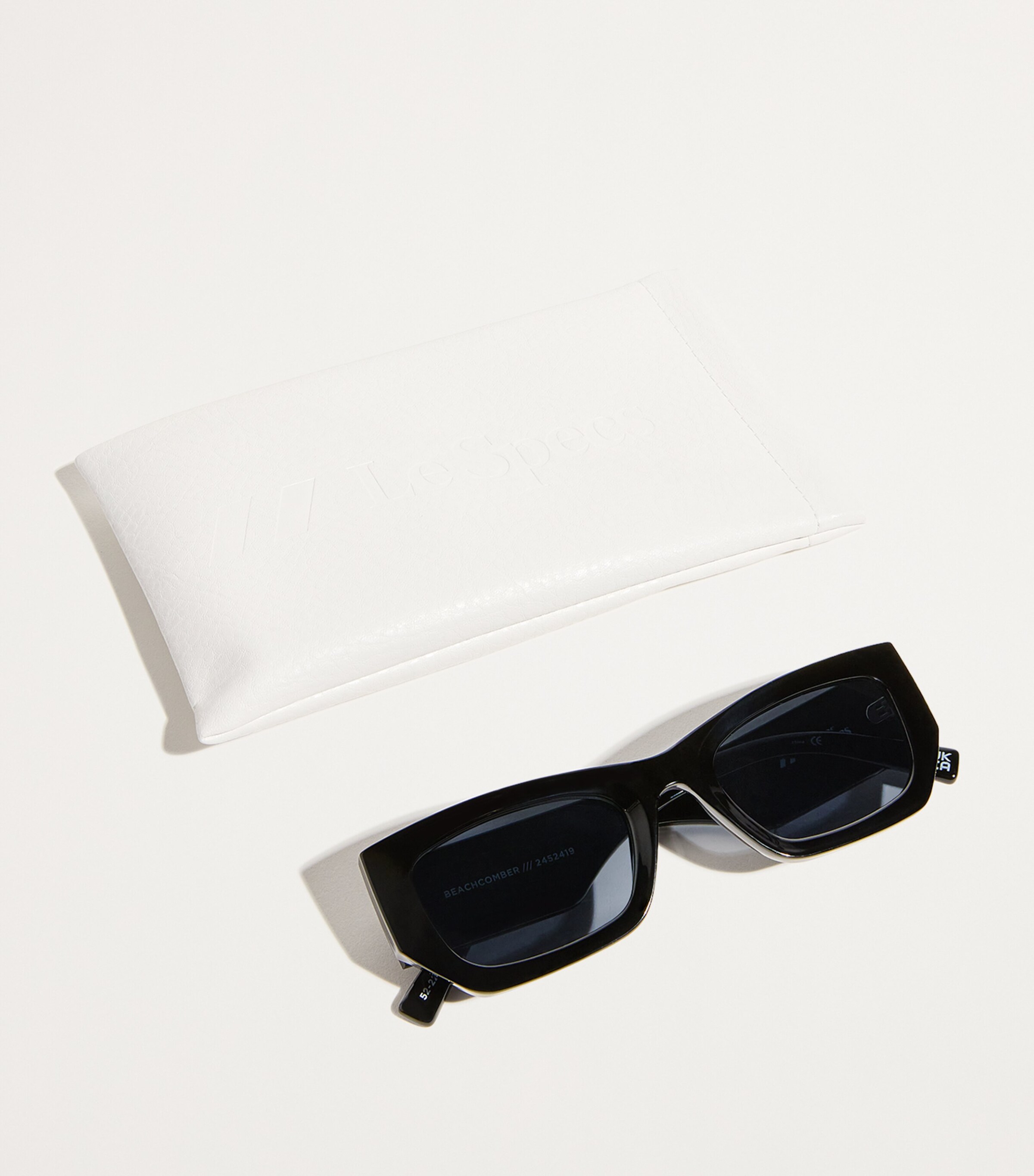 Le Specs Beachcomber Sunglasses Black Smoke Image 4