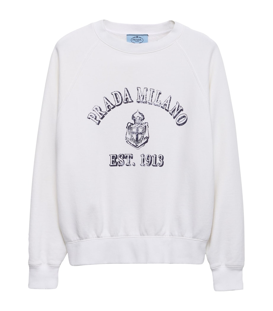 Cotton Crew-Neck Sweatshirt F0009 Image 1