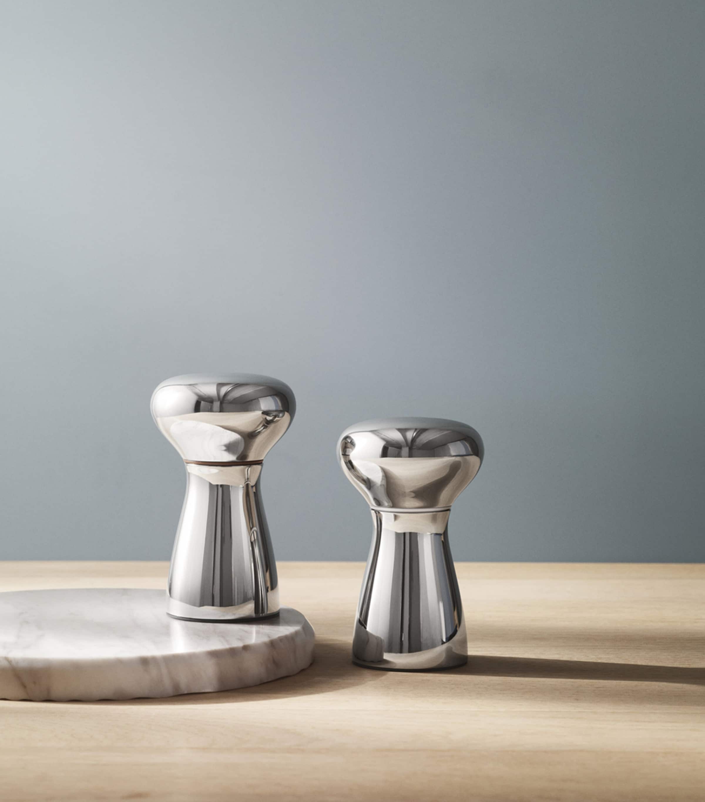 Georg Jensen Alfredo Salt And Pepper Shakers Silver Image 2