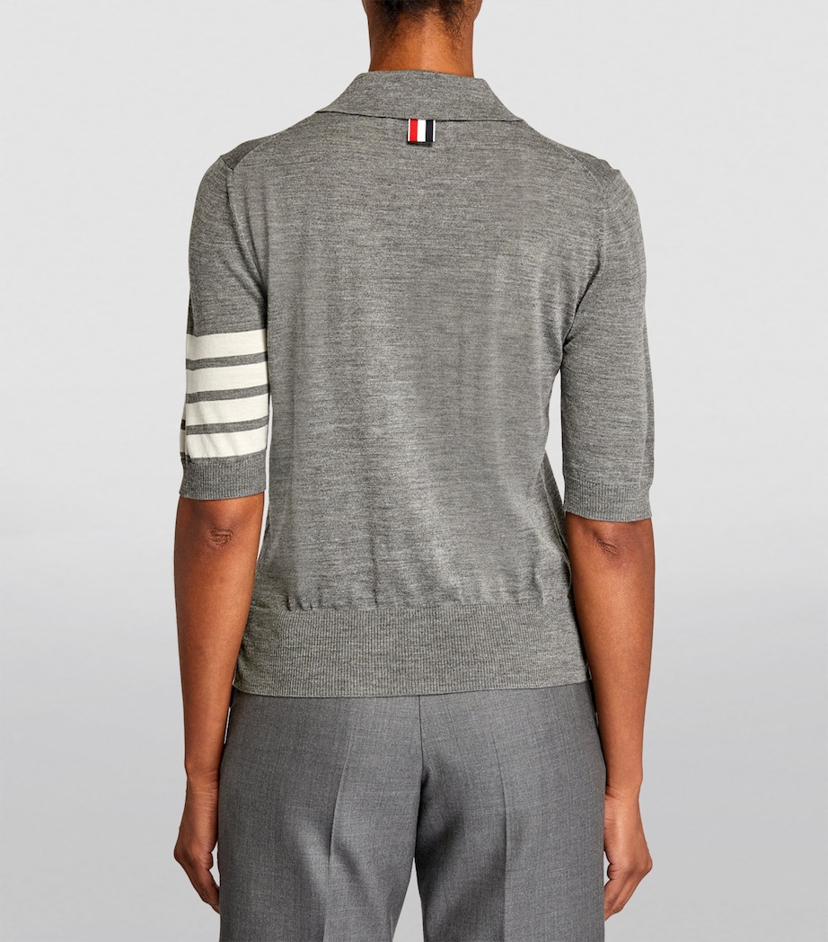 4-Bar Polo Shirt MED GREY Image 4