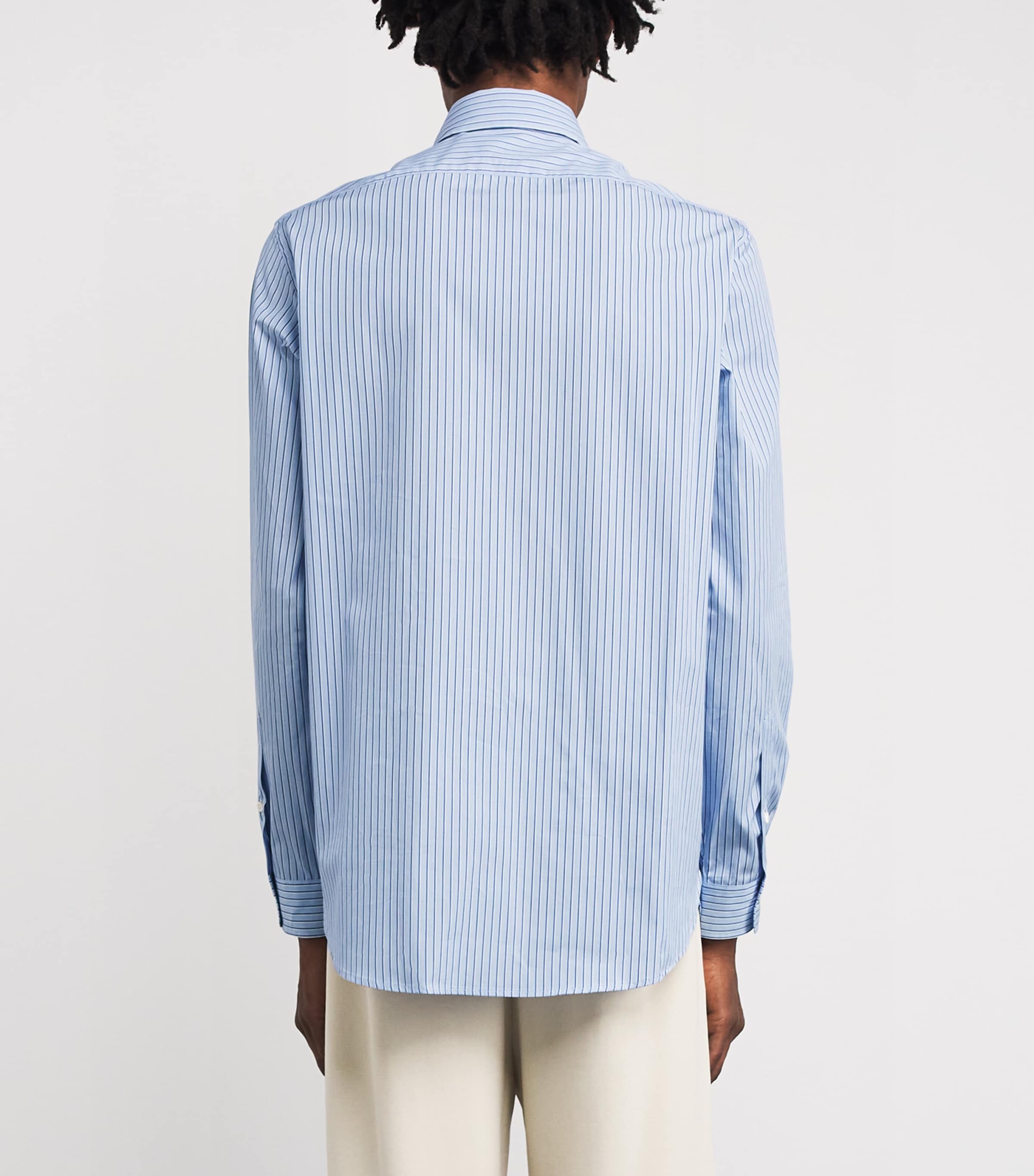 Polo Ralph Lauren Blue x Thomas Mason Cotton Regent Stripe Shirt