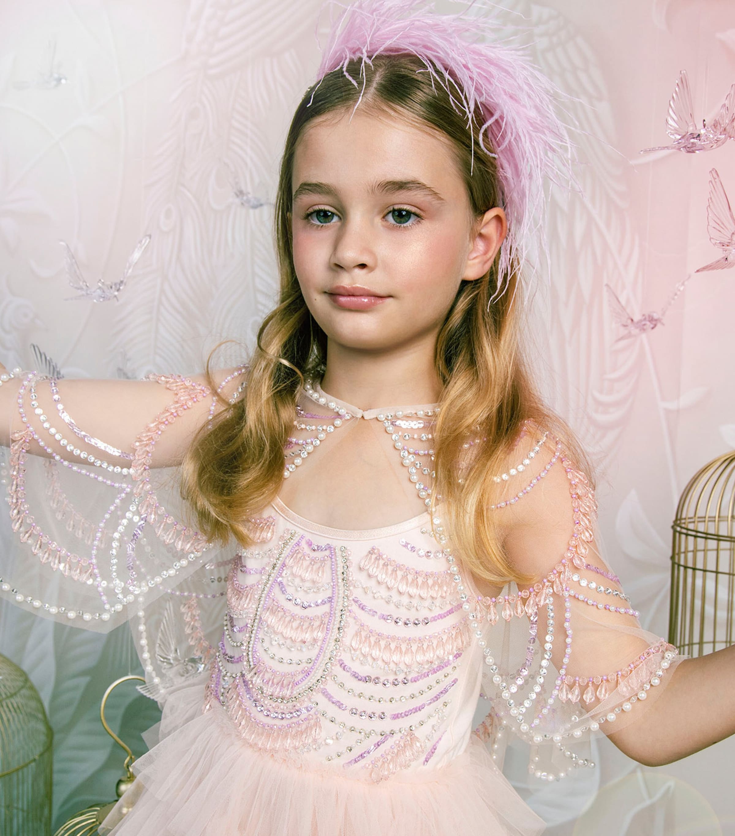 Tutu Du Monde Embellished Blushing Horizon Cape Pearl Image 2