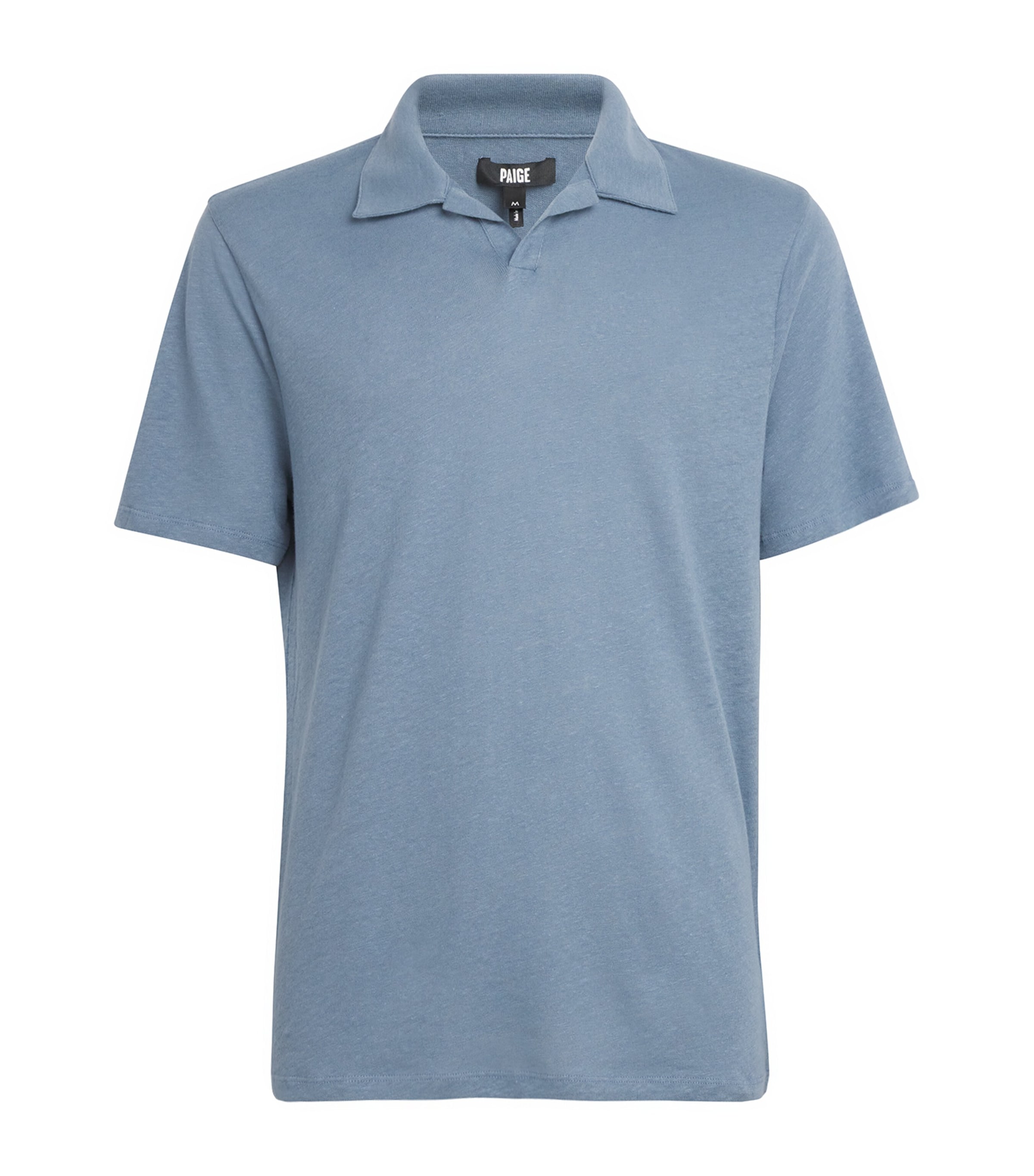 Paige Linen-cotton Jersey Shelton Polo Shirt