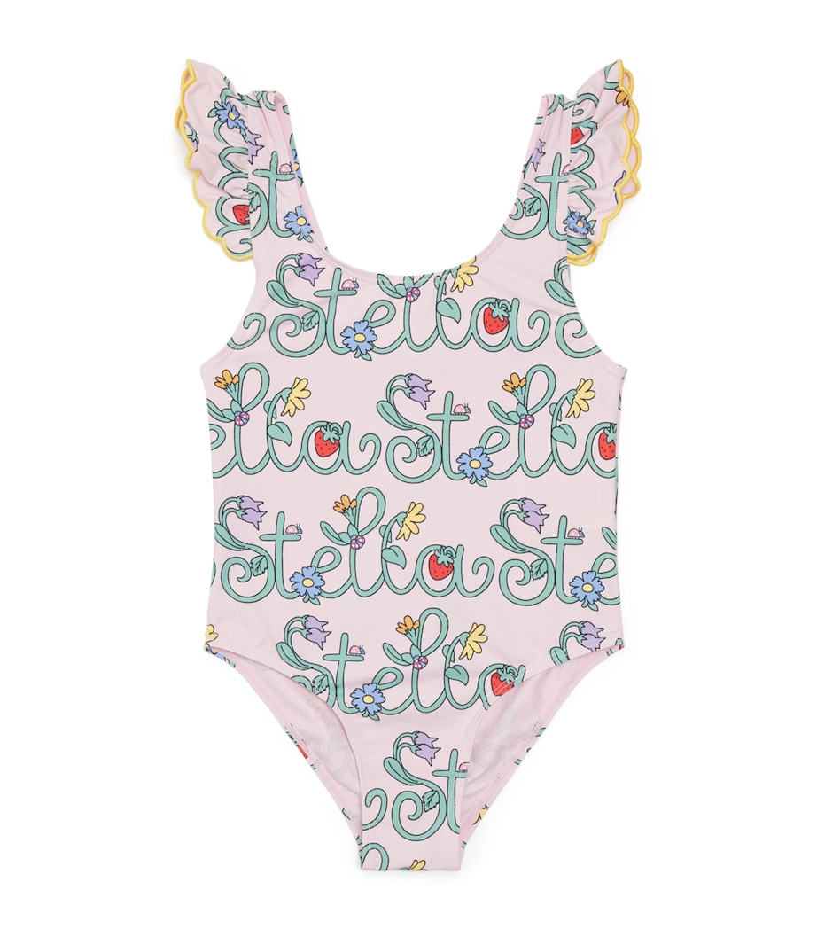Logo Swimsuit (3-12 Years) 51RMCROSA/MULTICOLOR Image 1