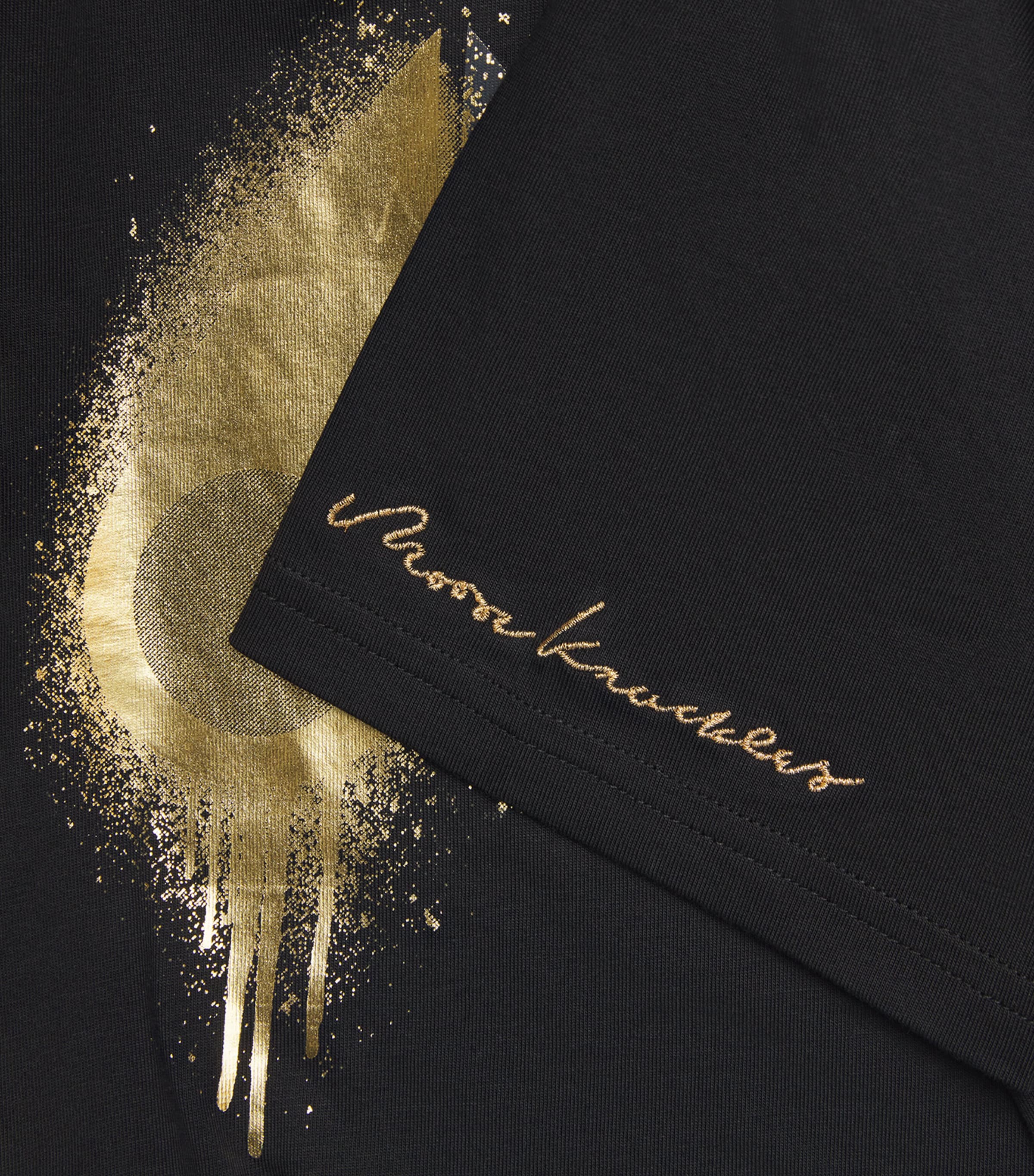 Cotton Logo Augustine T-Shirt BLACK - 292 Image 5